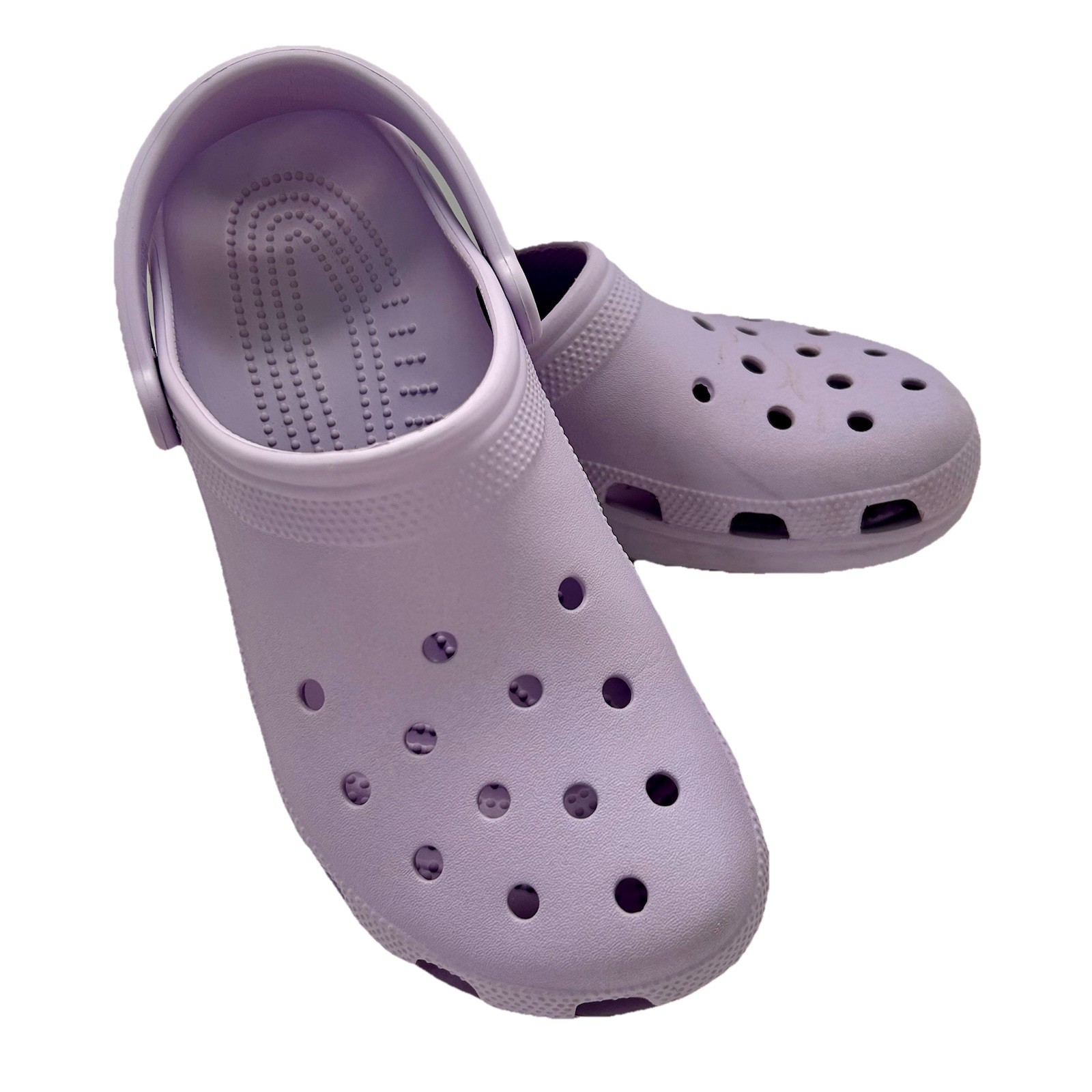 Crocs Classic Clogs Slip-On Sandals Unisex Shoes M 10 / W 12 Lavender Lt Purple