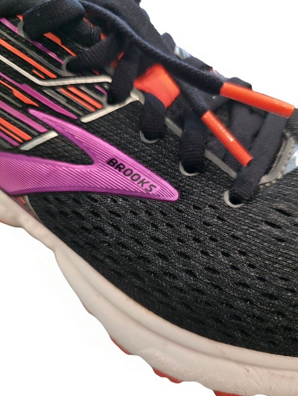Brooks Adrenaline GTS 19 Running Shoes Black/Purple/Orange Medium B