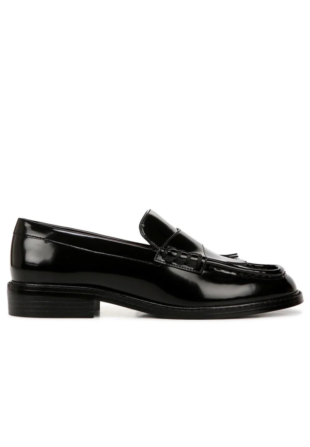 FRANCO SARTO BLACK ALONZO TASSEL LOAFER us 7M