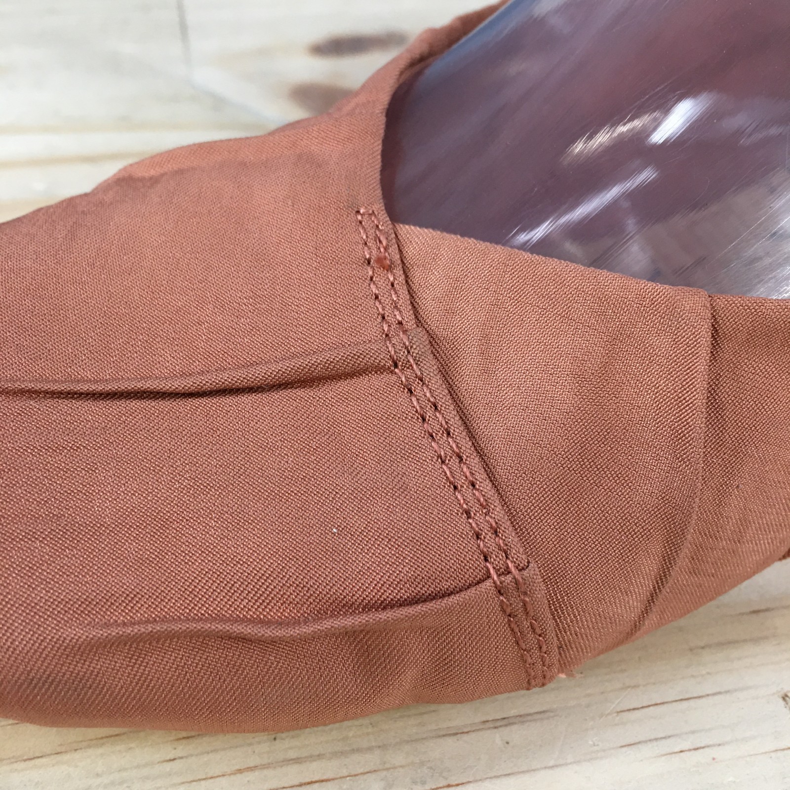 Korks Shoes Womens 6 M Palmer Casual Slip On Pleated Ballet Flats Orange Fabric