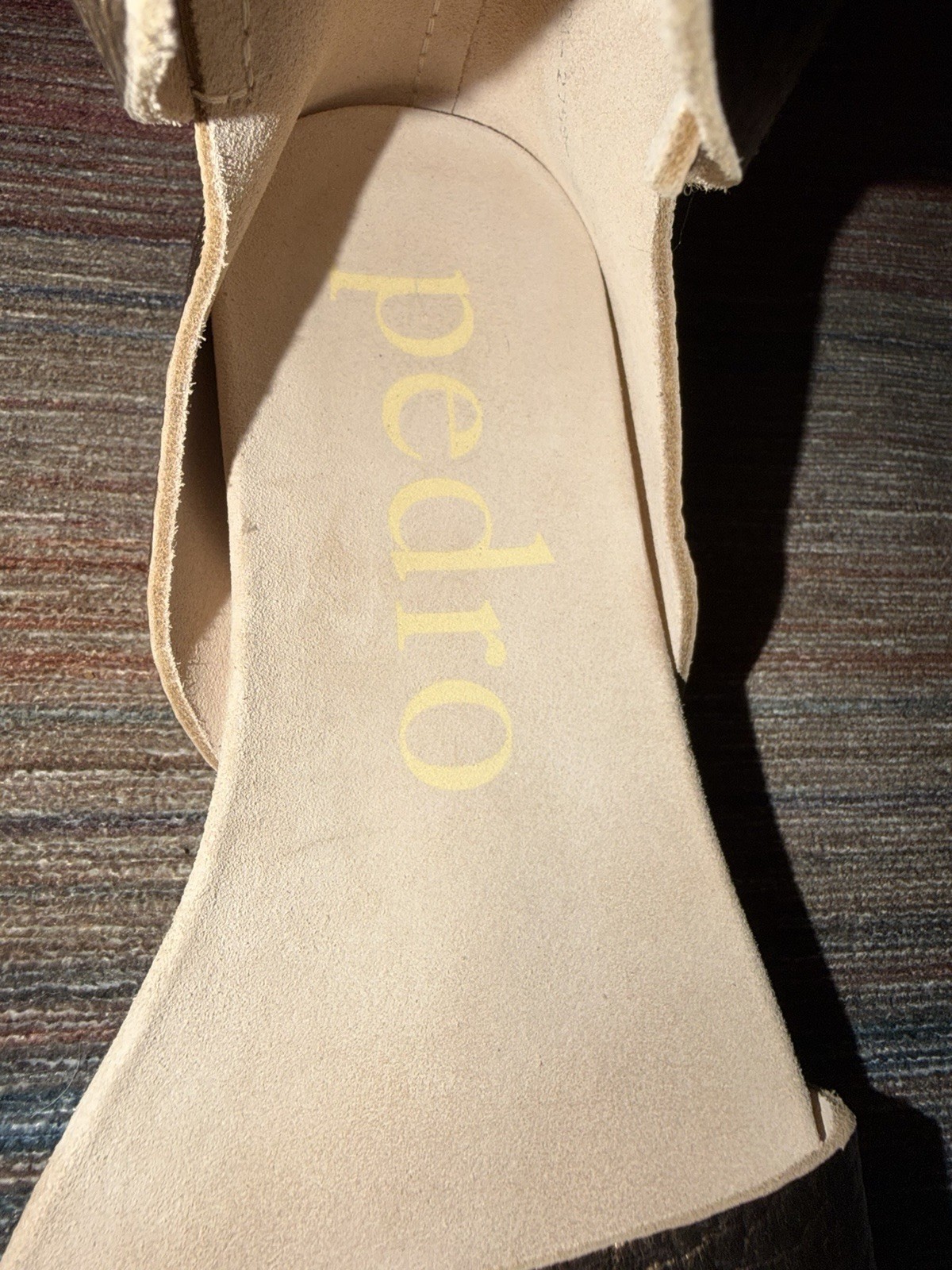 Pedro Garcia Jada Metallic Sandals Pebble Gold Sandals Leather Size 38,8 Womens
