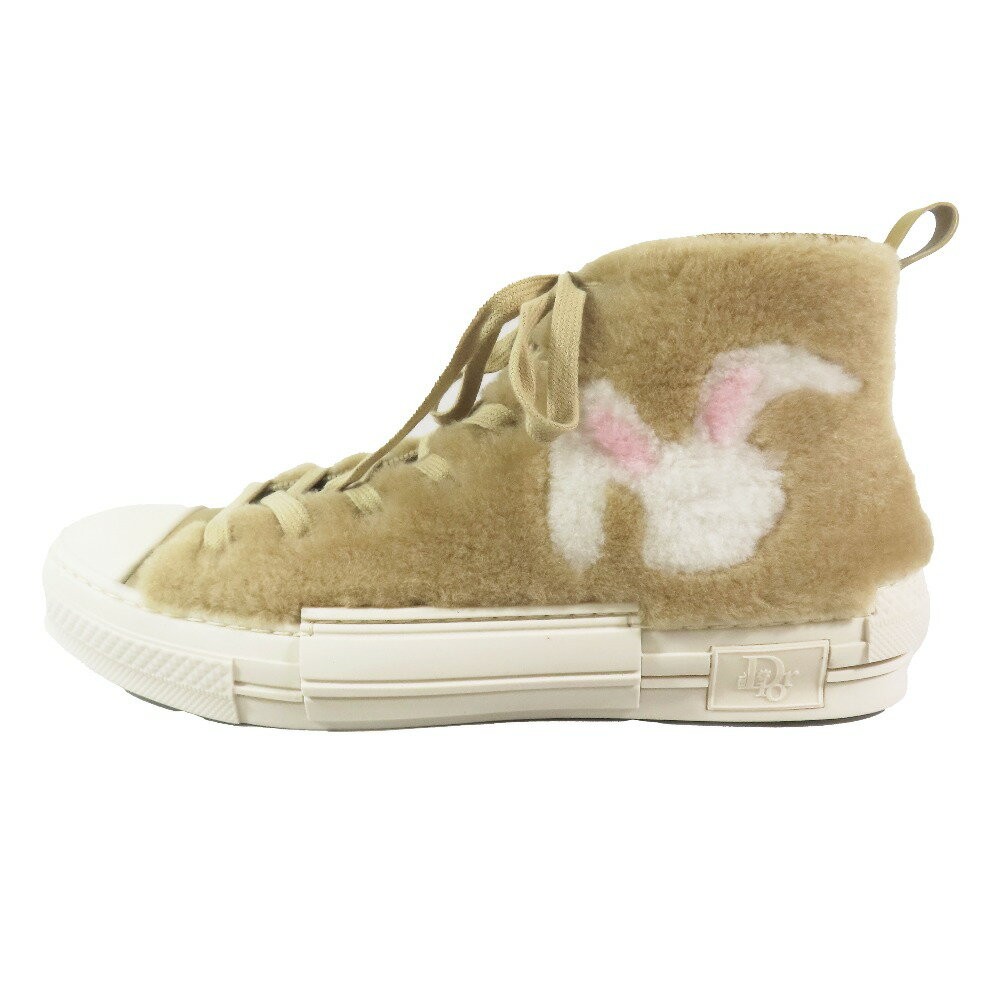 Christian Dior × ERL B23 Sneakers Shoes High-Cut EU 44 US 14 Beige White Auth