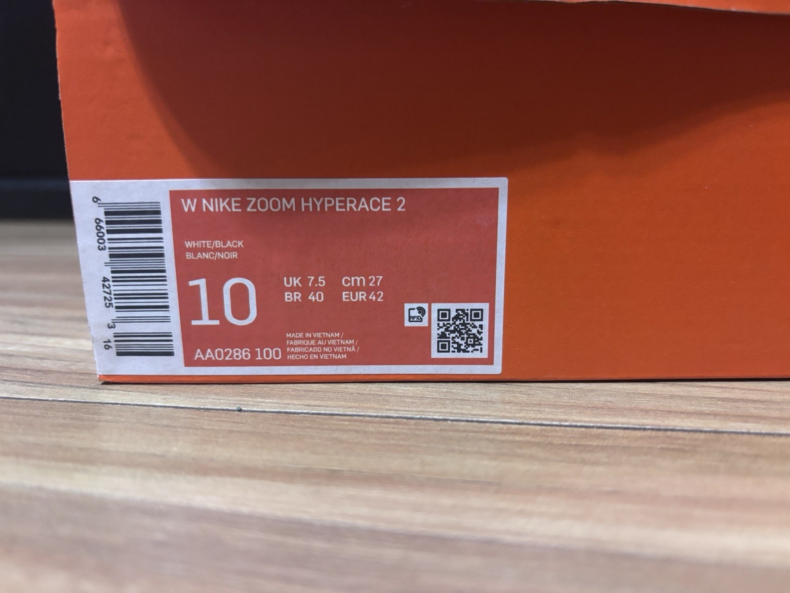 Nike Zoom Hyperace 2 Volleyball Shoes Women’s White NEW AA0286-100 Womens Sz 10