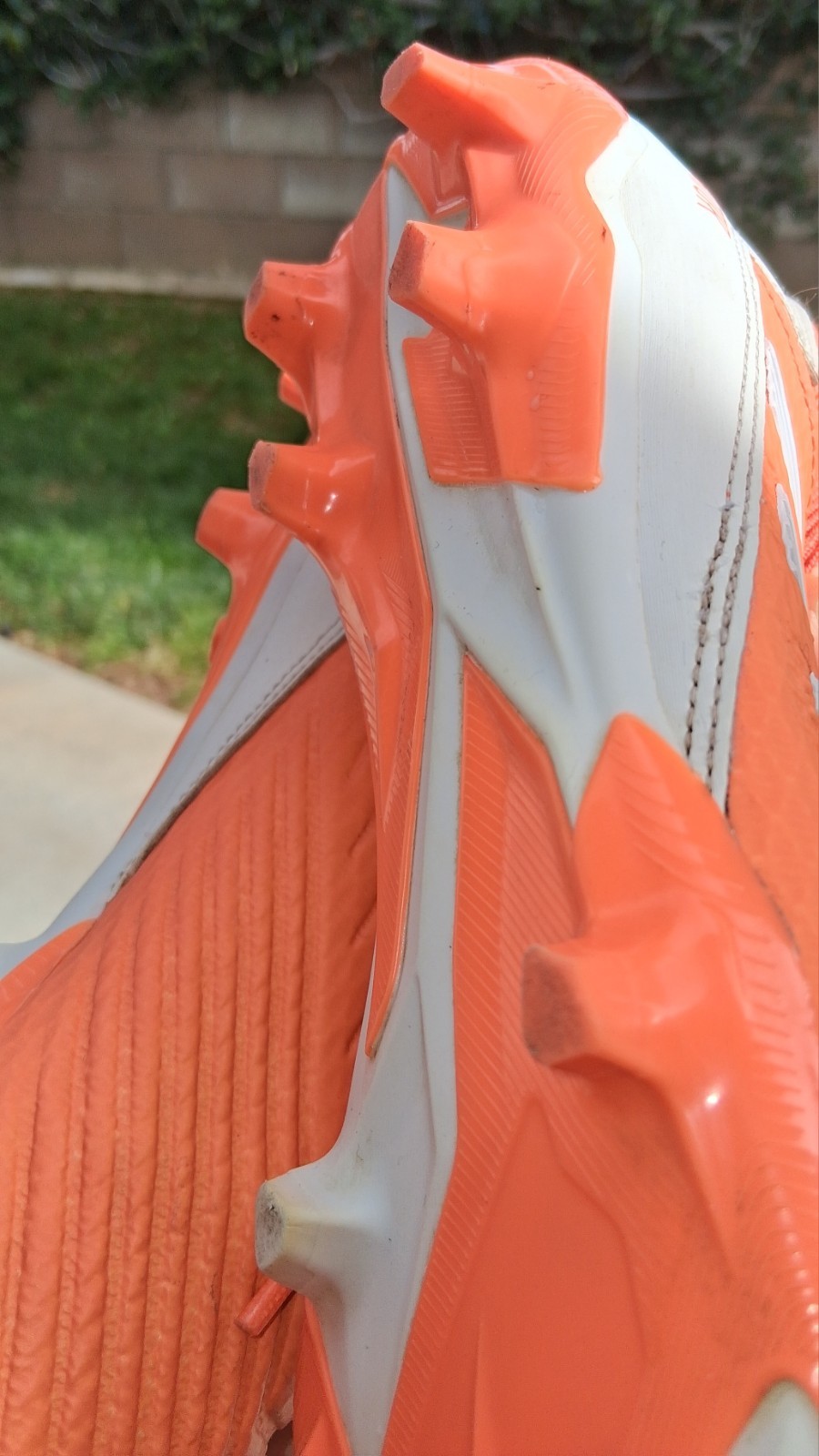 adidas Predator 19.3 FG Mid Top Orange/White Lace-Up Soccer Cleats G25819