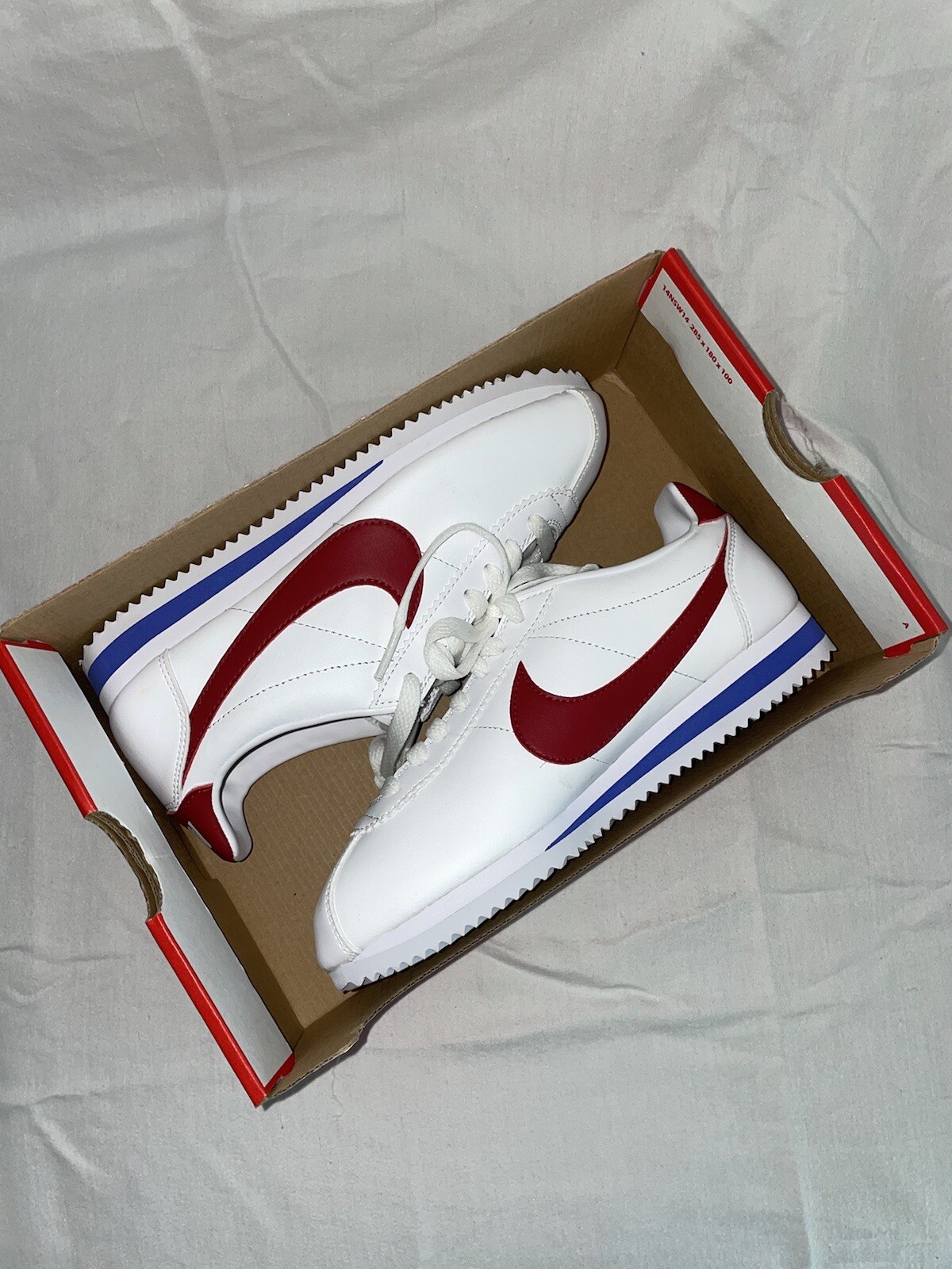 Size 7 – Nike Classic Cortez Leather White Red W