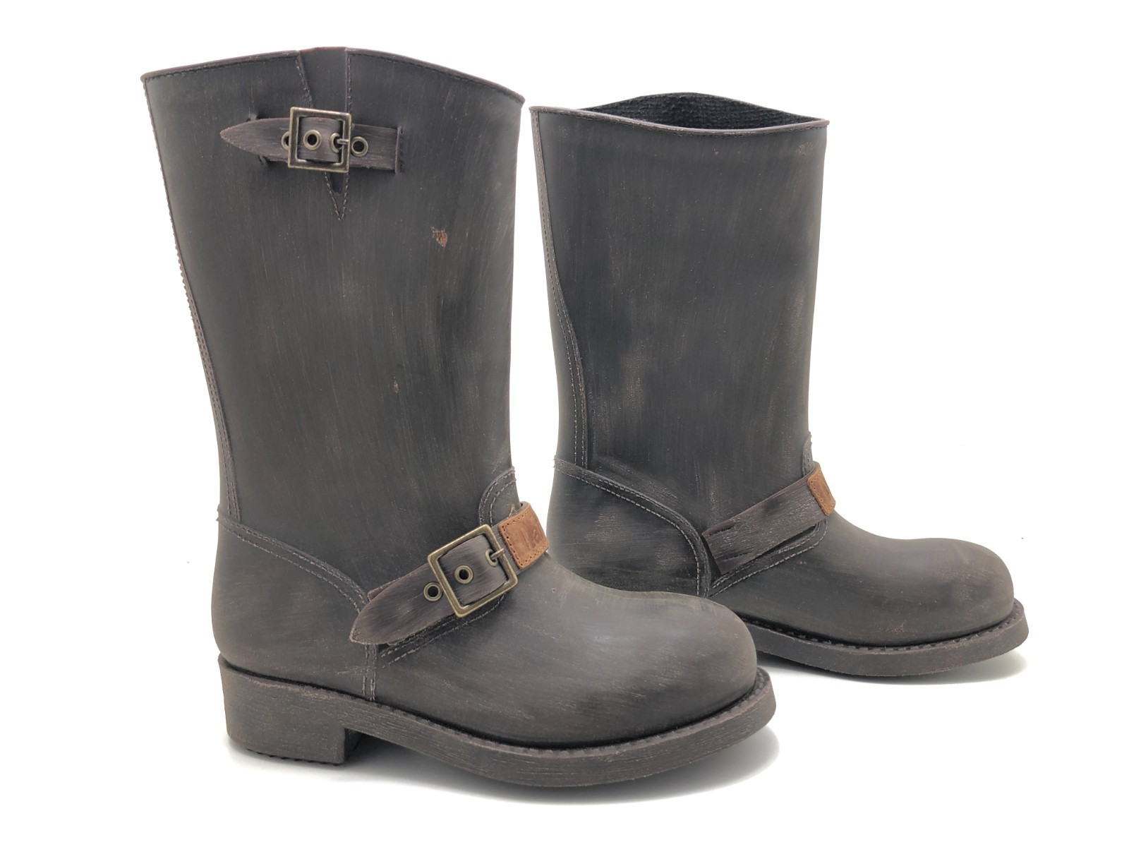Nat-2 women’s boots size 37 ankle boots ankle boots rubber boots comfort Brown