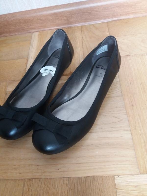 Women Clarks Heels Black 36.5 #7C8R