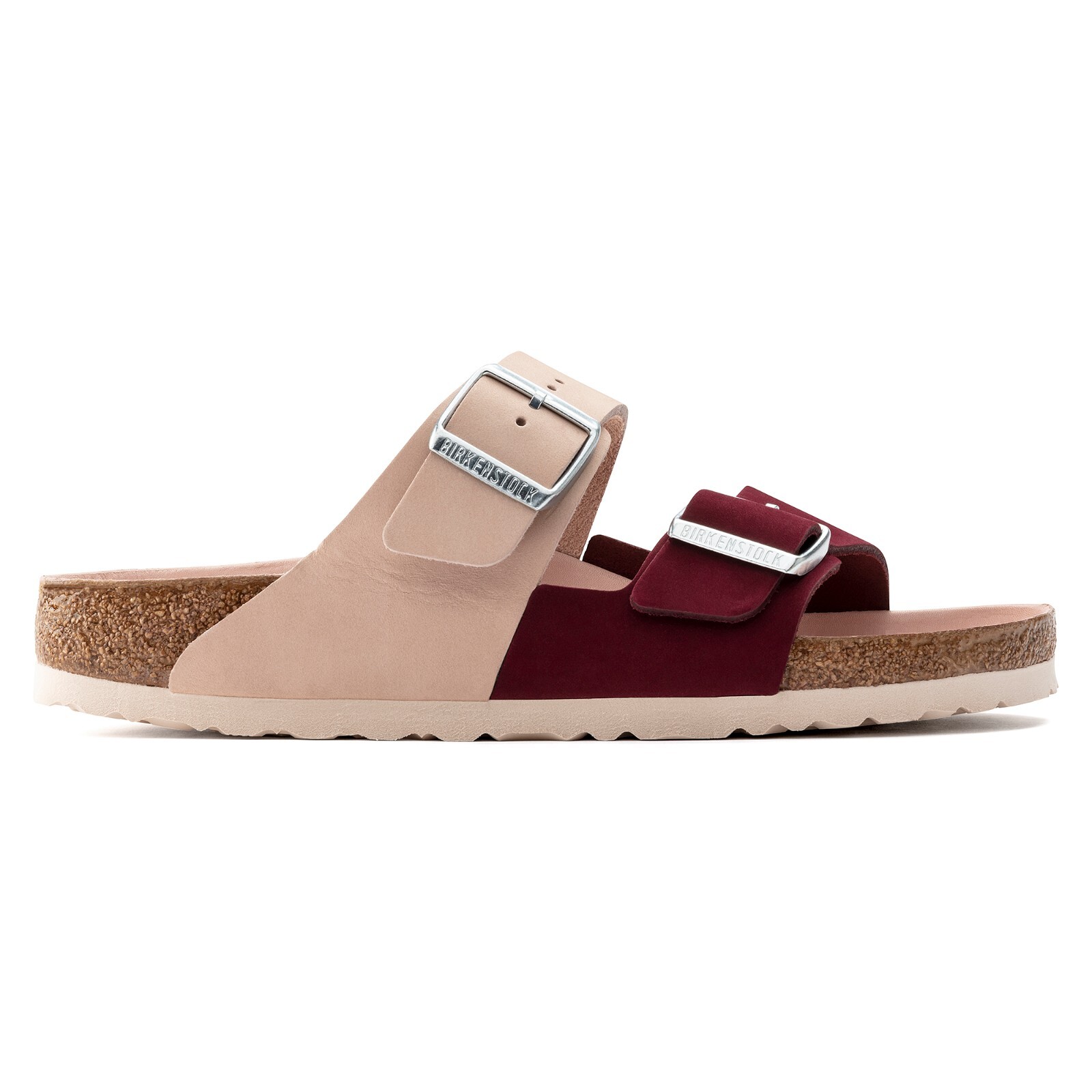 Birkenstock Women’s Arizona Split Nubuck Leather Maroon Sandals US5 EU36 1020499