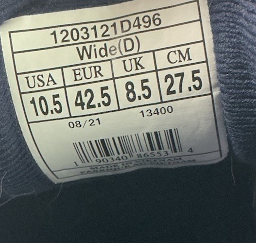 Brooks Dyad 11 Running Shoes Navy/ Lavender Women’s Sz 10.5 D Wide