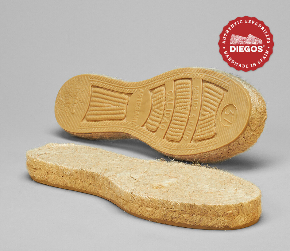 Espadrilles flat rope soles with full rubber | 100% made in Spain | Woman & Men