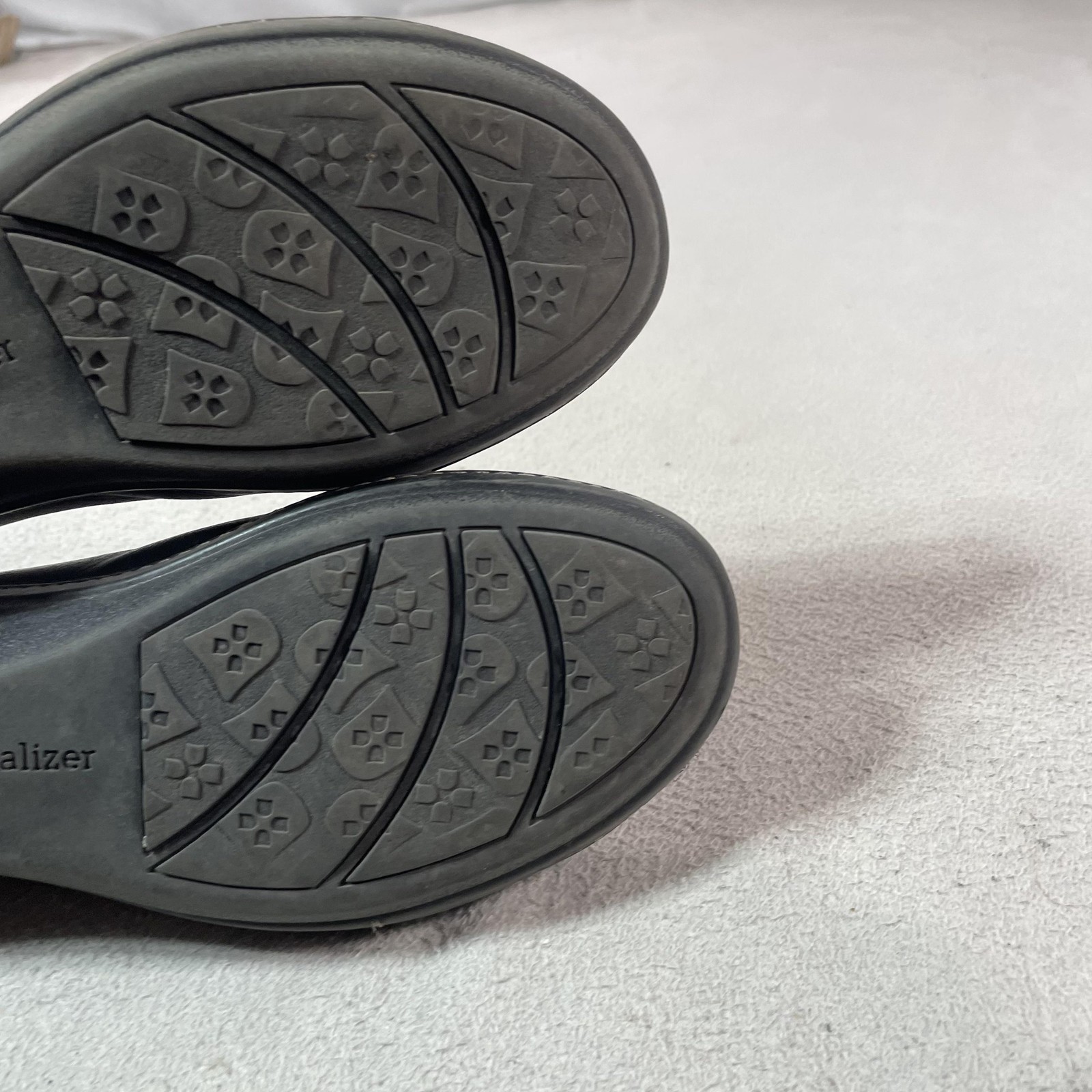 Naturalizer Shoes Womens Size 6.5 Black Slip On Wedge Comfort Casual Workwear