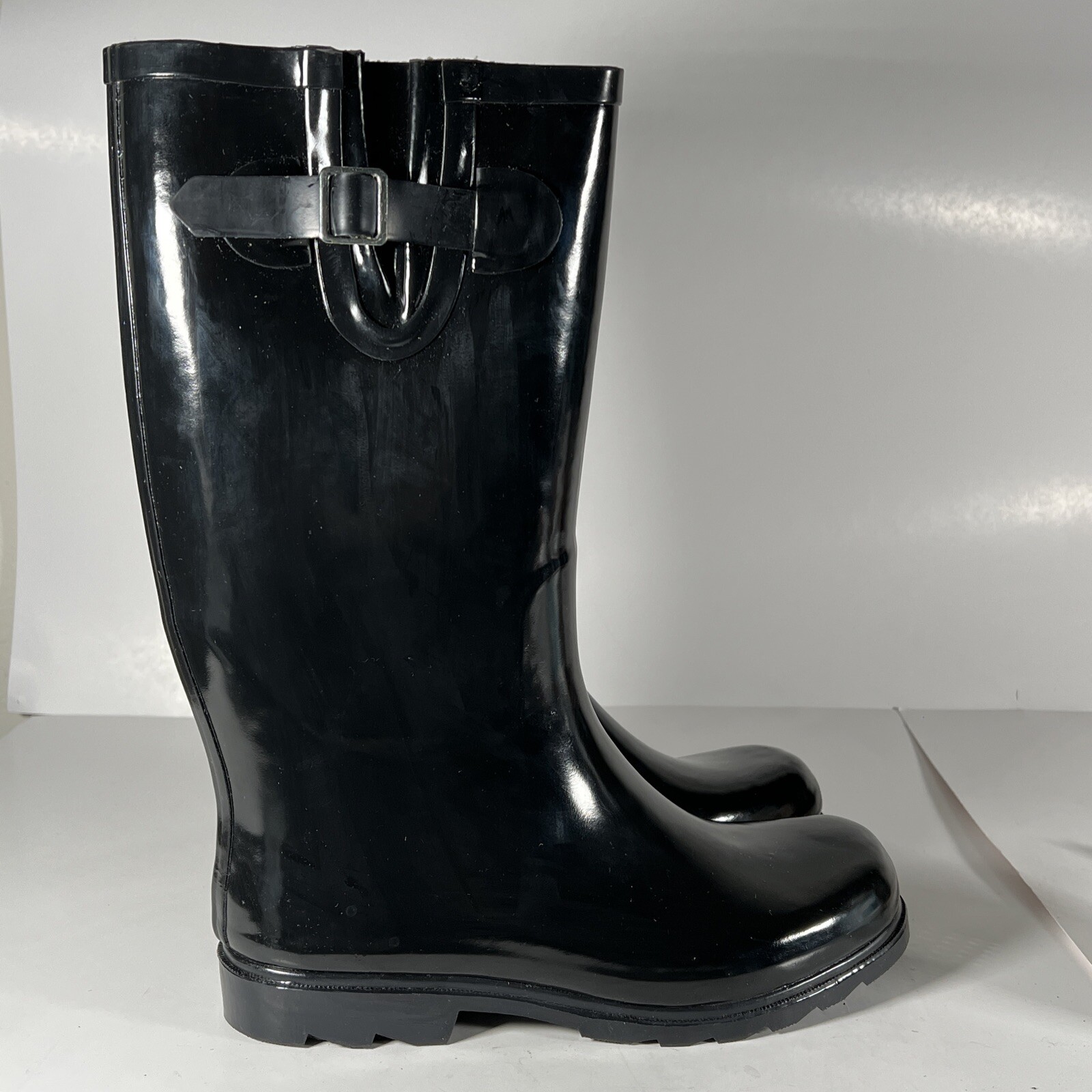 Nomad Black Rain Boots Womens Size 9 SEE PICTURES