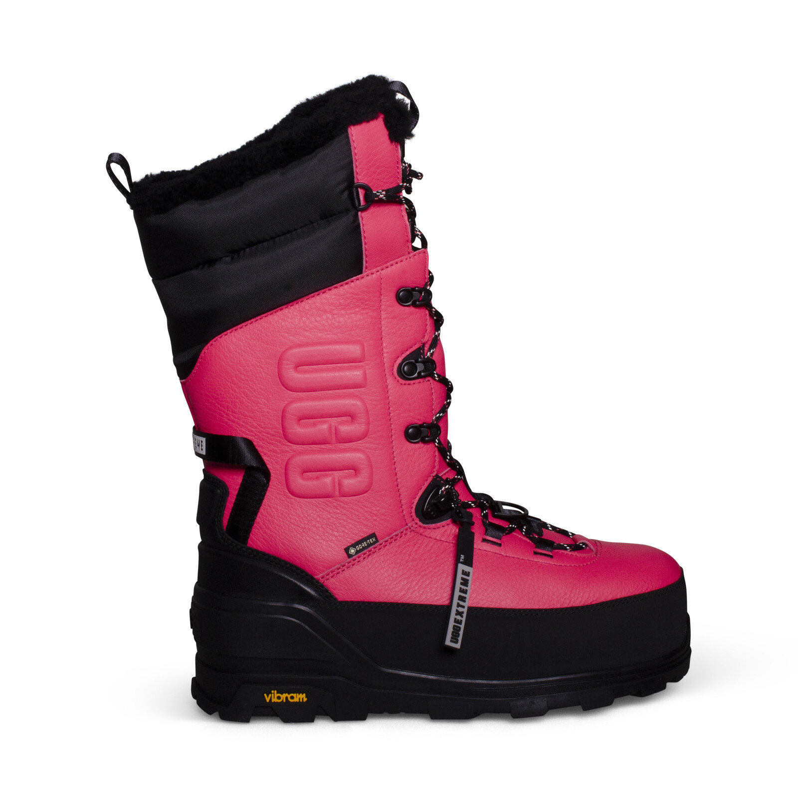 UGG SHASTA BOOT TALL PINK GLOW LEATHER WOOL ALL GENDER BOOTS SIZE US M9/W10 NEW