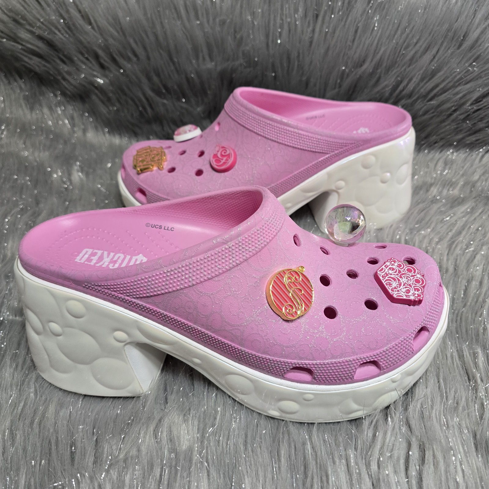 Crocs WICKED GLINDA Siren Clog Pink M10/W12 New No BOX