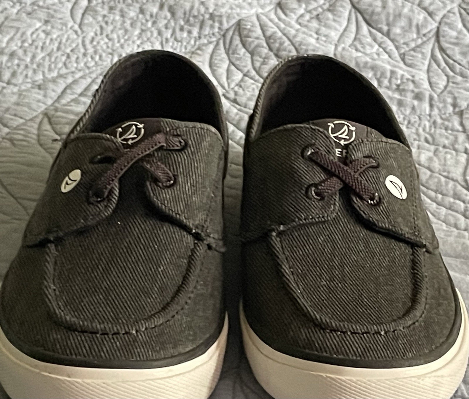 Sperry Pier Wave BT Twll DarkGrey/Black Slip-OnWomen’s Size 8