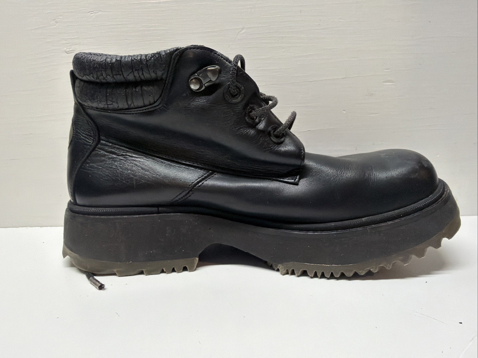 VTG Destroy Rare Chunky Platform Boots Sz US 10 EU 43 Shoes Punk Gothic