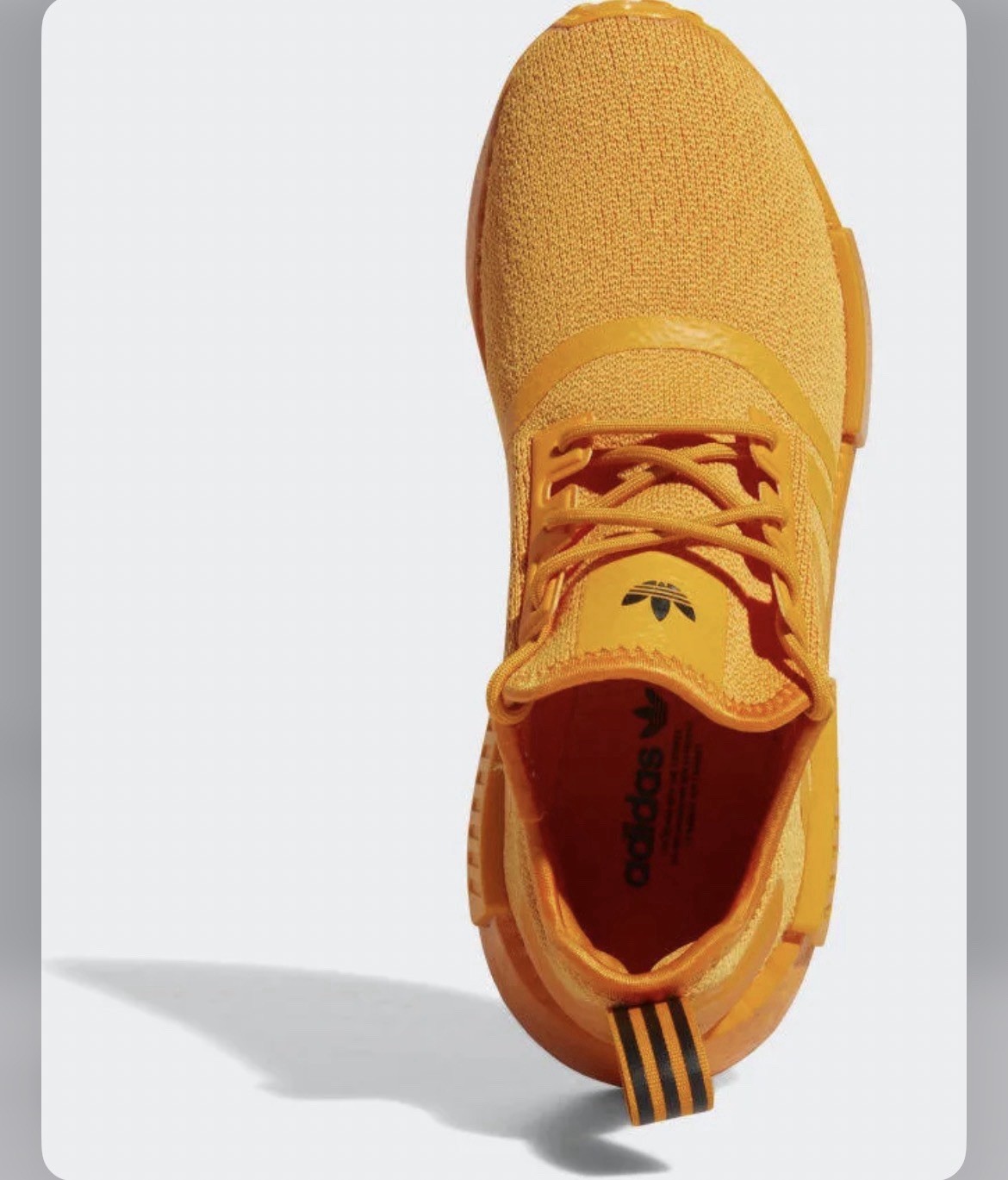 adidas NMD_R1 W Women’s Size 8.5 White Orange Boost Sneaker NEW in Box