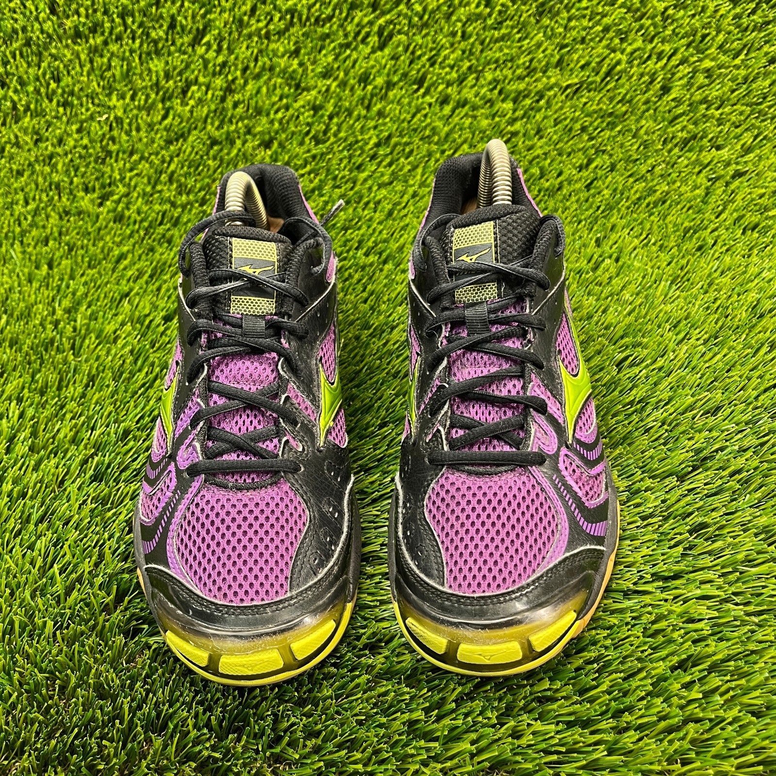 Mizuno Wave Bolt 2 Womens Size 9 Purple Black Volleyball Running Shoes Sneakers