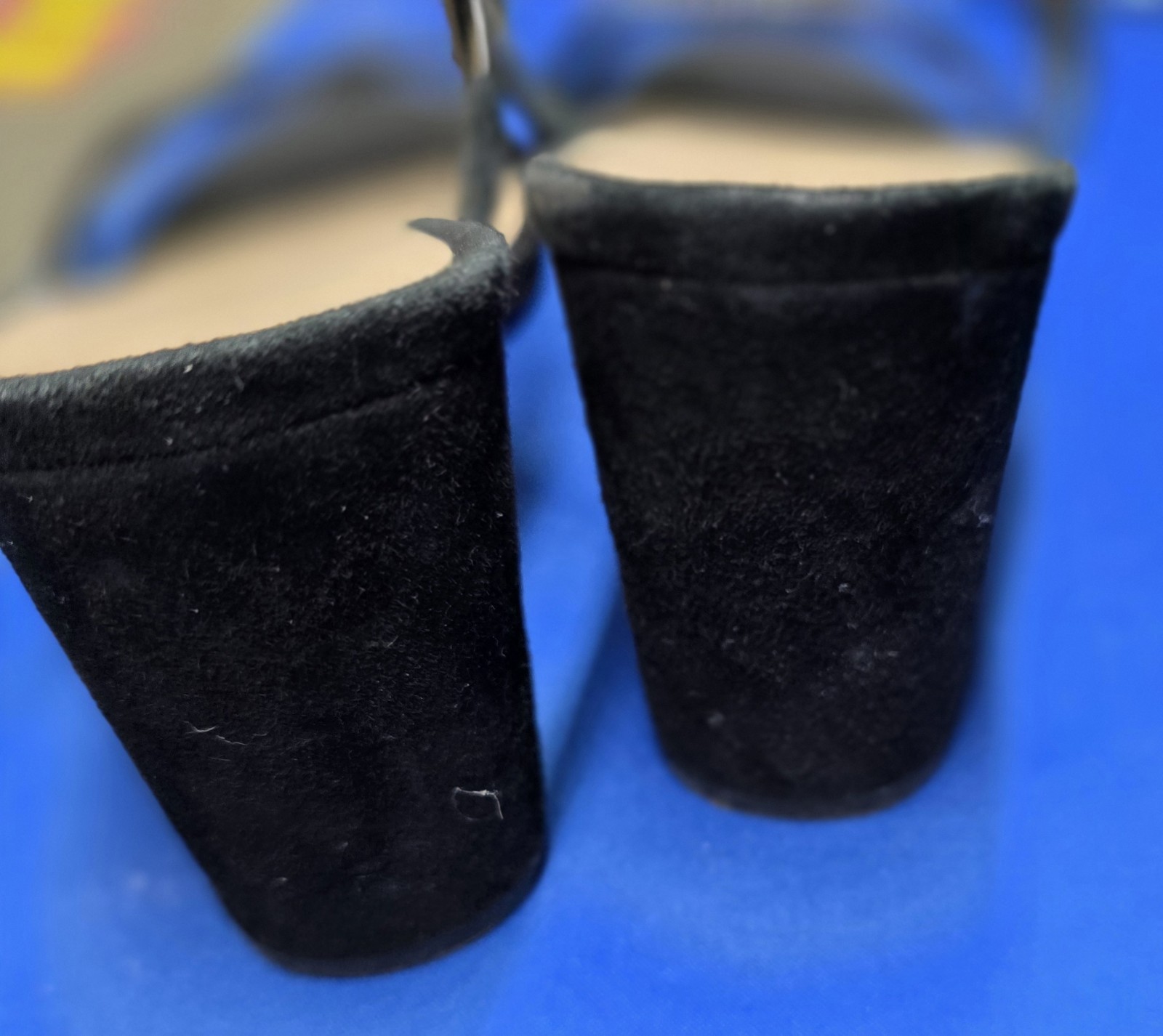 Stuart Weitzman Twistie Block 75 Suede Sandal 3 in Black Slide Size 8 Chunky
