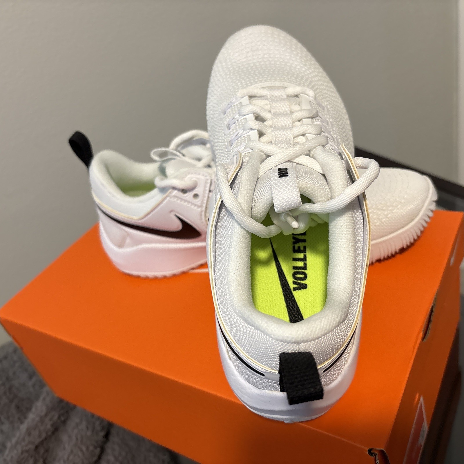 Nike Zoom Hyperace 2 Volleyball Shoes Women’s White NEW AA0286-100 Womens 7.5