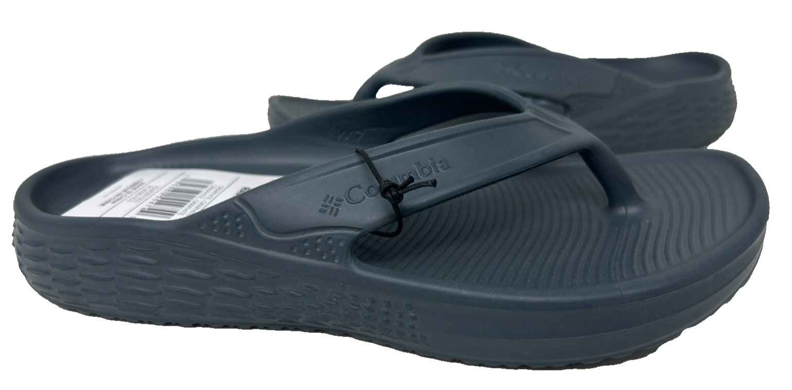 Columbia Women’s Ramble Comfort Flip Flop Sandals Dark Gray Size:8 89K