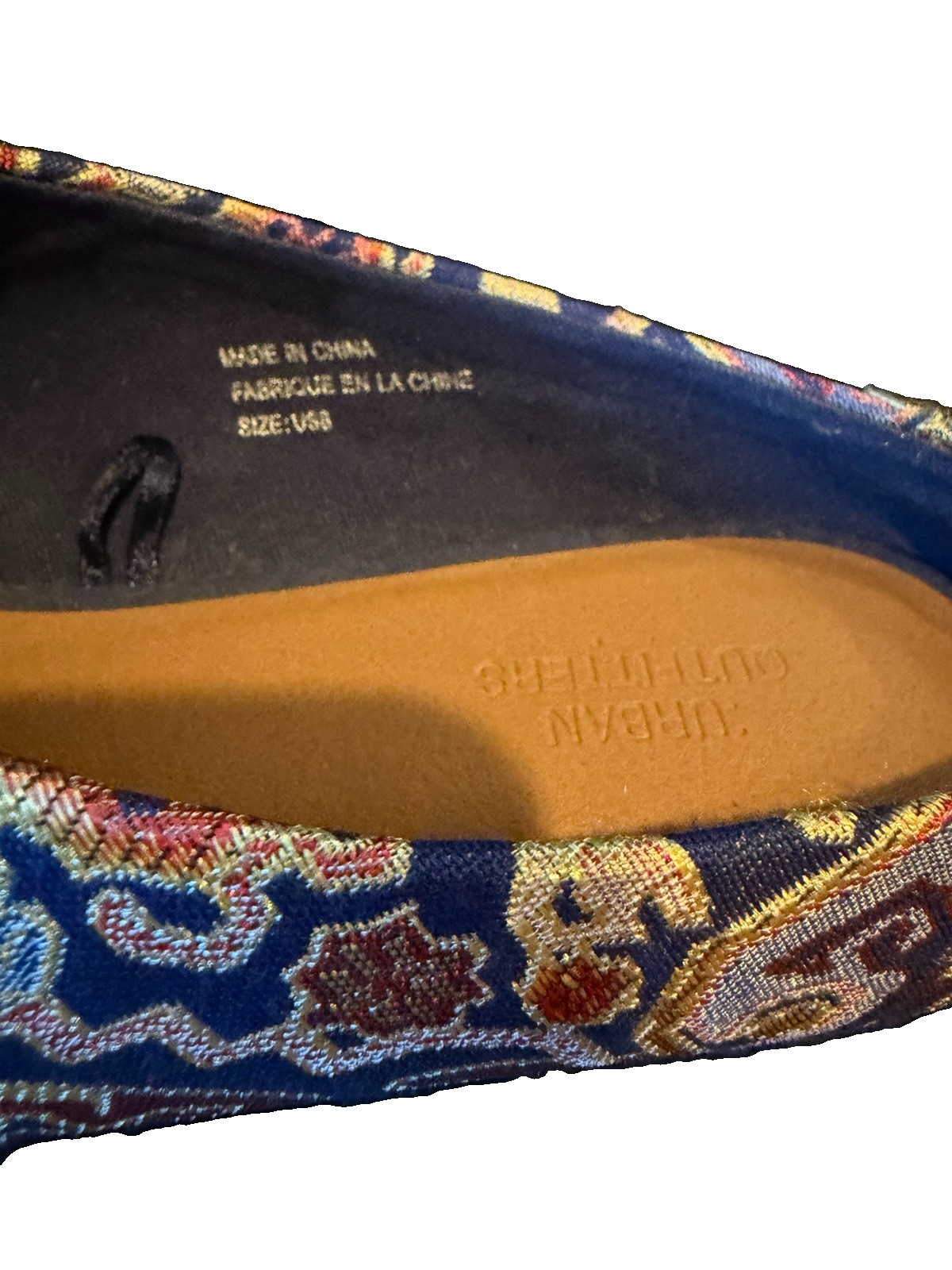 Vintage Urban Outfitters Woven Moroccan Tapestry Mules. 8