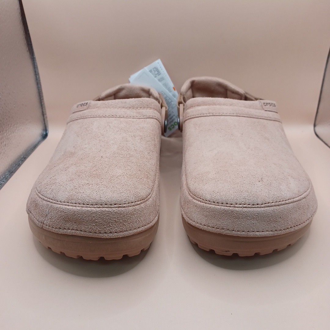 NEW Croc Classic Crafted Vegan Suede Clog-Milk Chocolate Size M:7 W:9 US