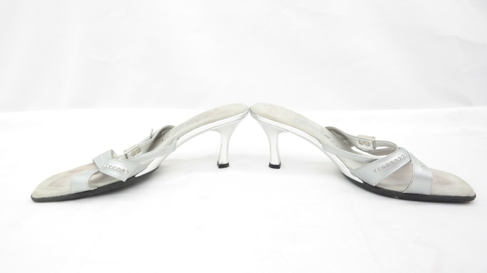 Onee Silver Tone Heels Size 38 TF