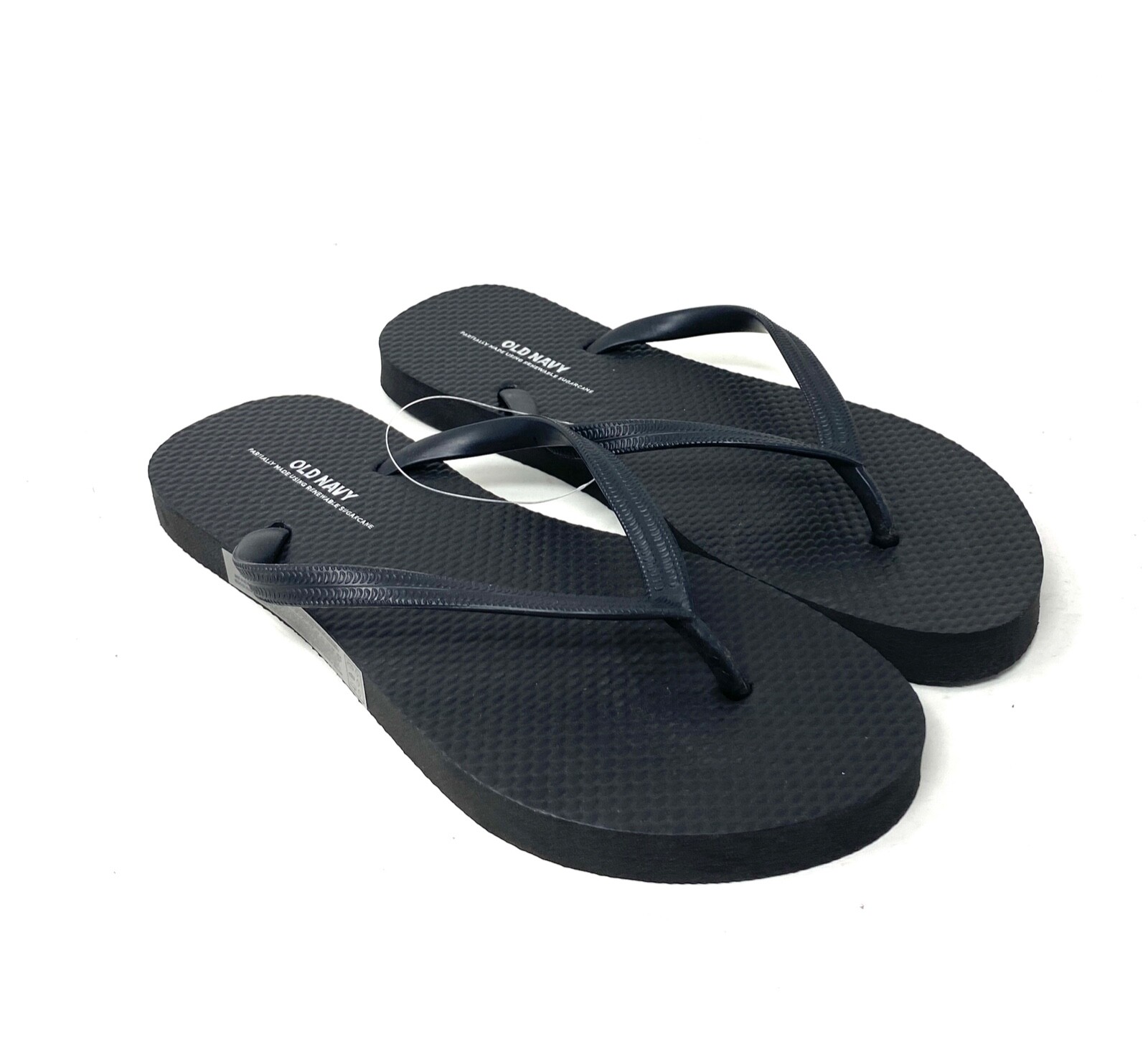 Old Navy Flip Flop Sandals for Woman Black Rubber Summer 737433-00-1