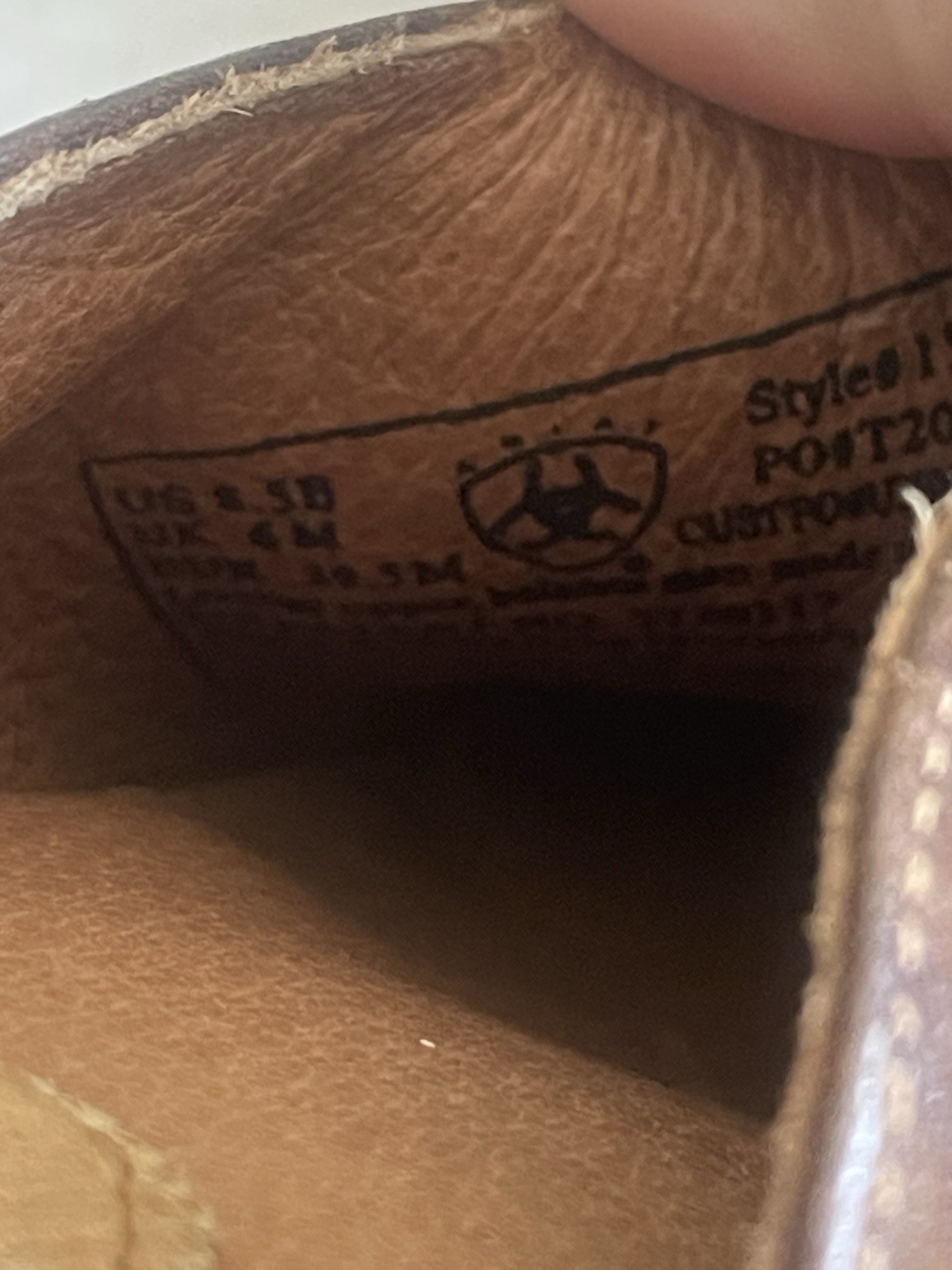 Ariat Manzanita Brown Red Stitched Leather Western Ranch Mule Women US 8.5B Boho