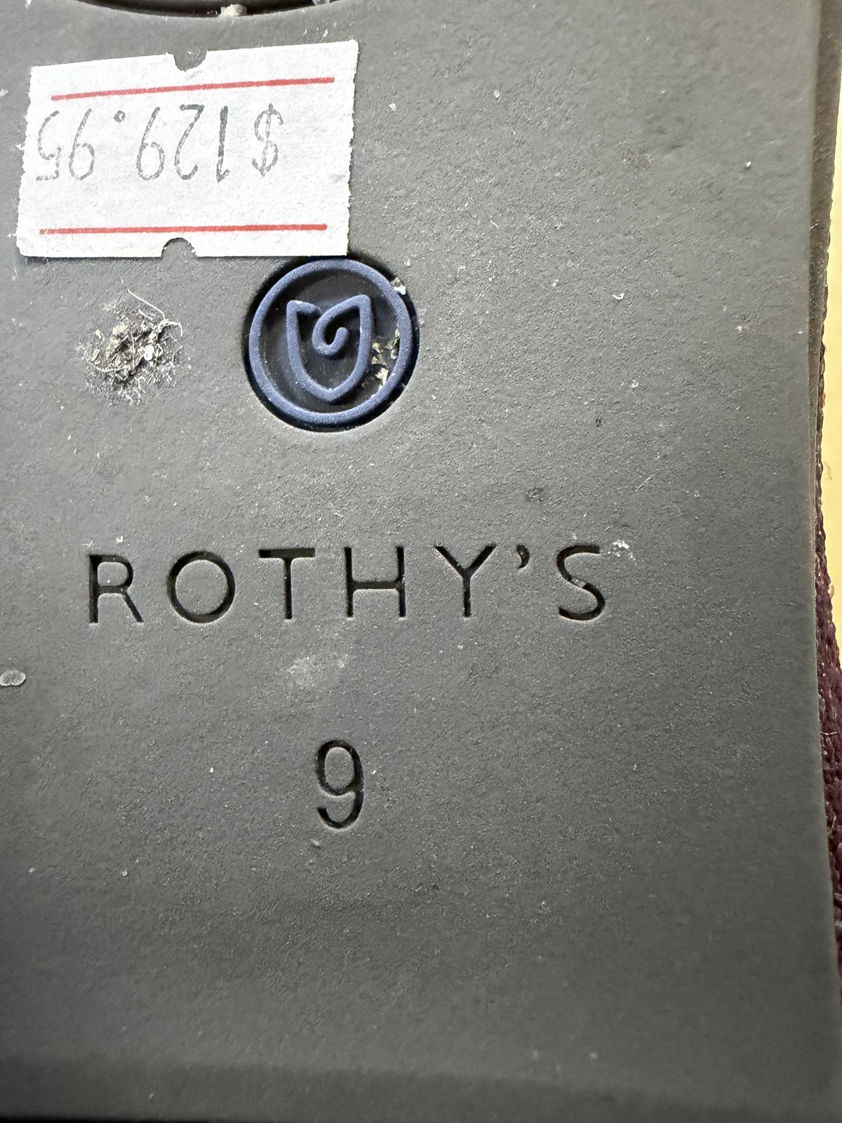 Rothy’s Size 9 Sparkle Knit Ballet Flats with Blue Trim