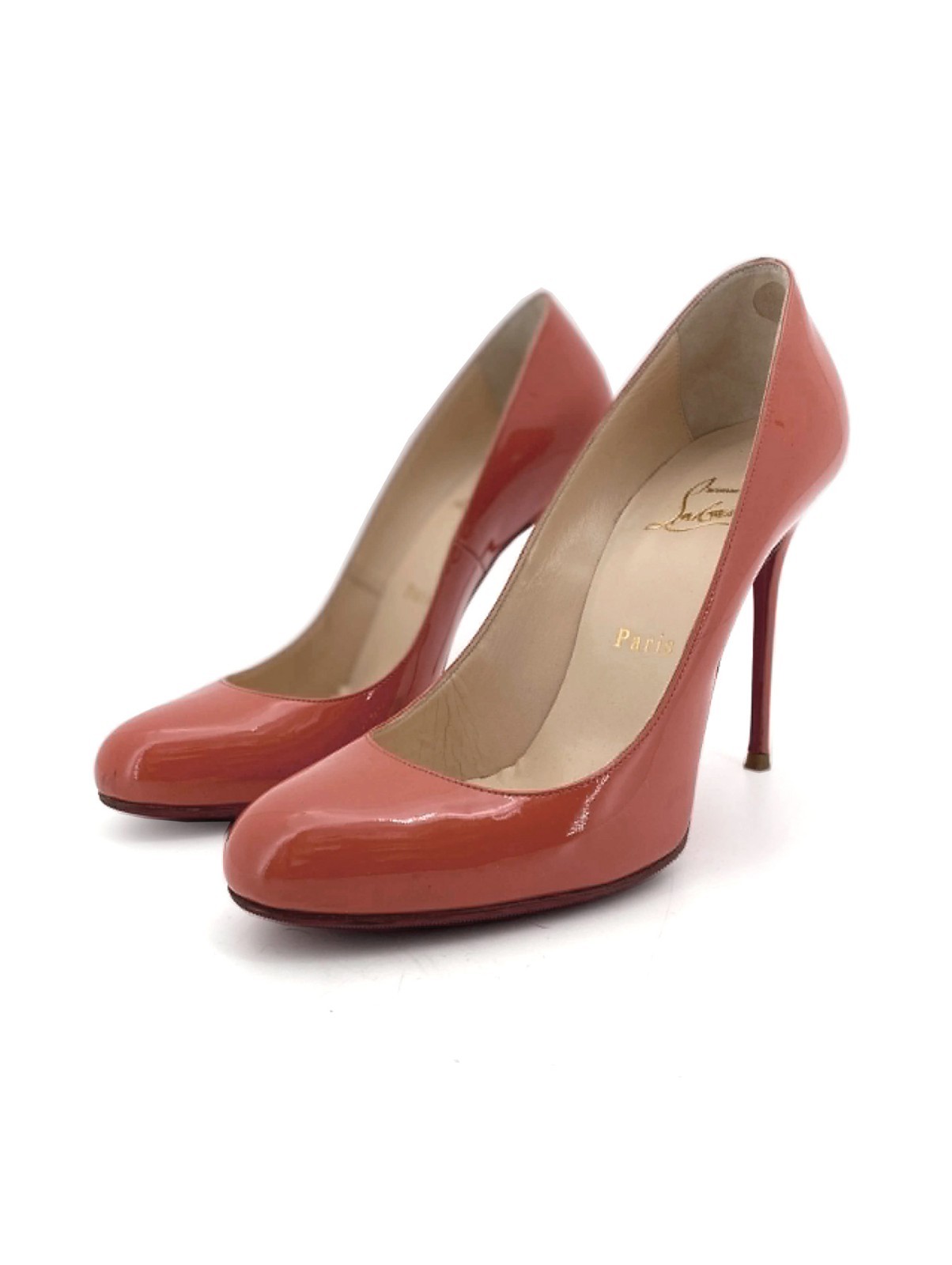 Christian Louboutin pump – Fifi 100 – Cameo rose patent leather – Good condition