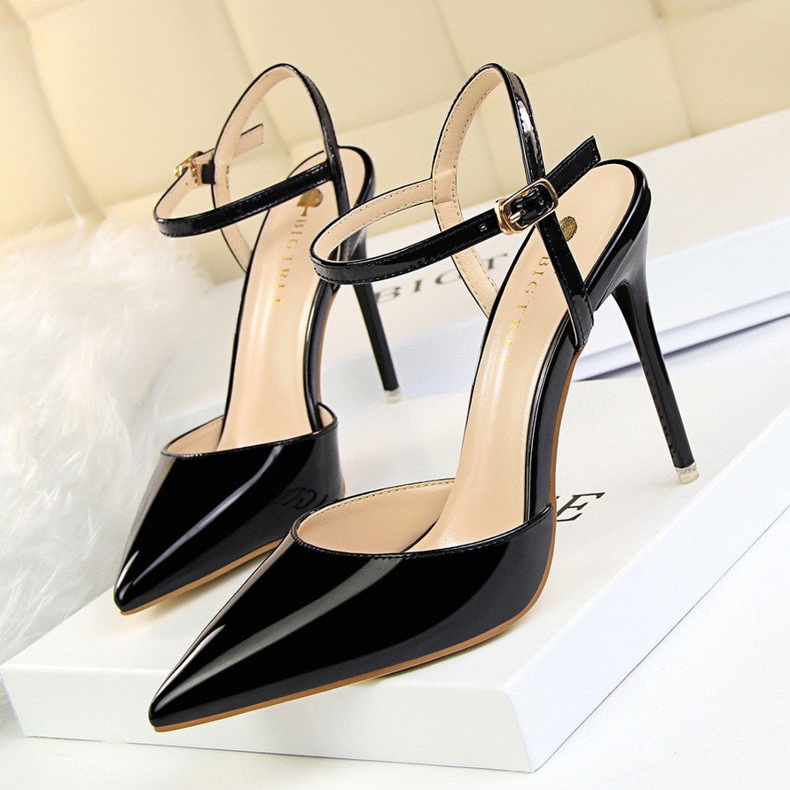 Women’s High Heels Pointed Toe Ankle Strap Sandals Dress Casual Party OL Shoes