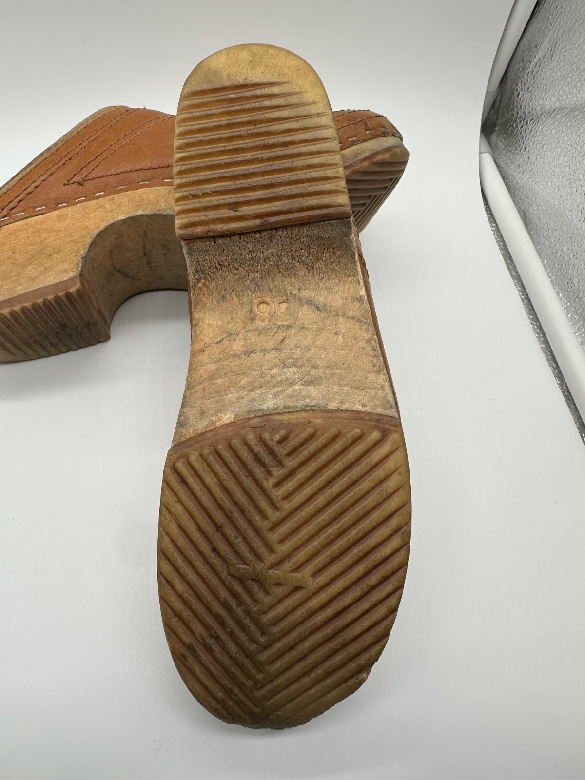 TROLLS Swedish women’s wood sole clogs size 38 – US 7 1/2