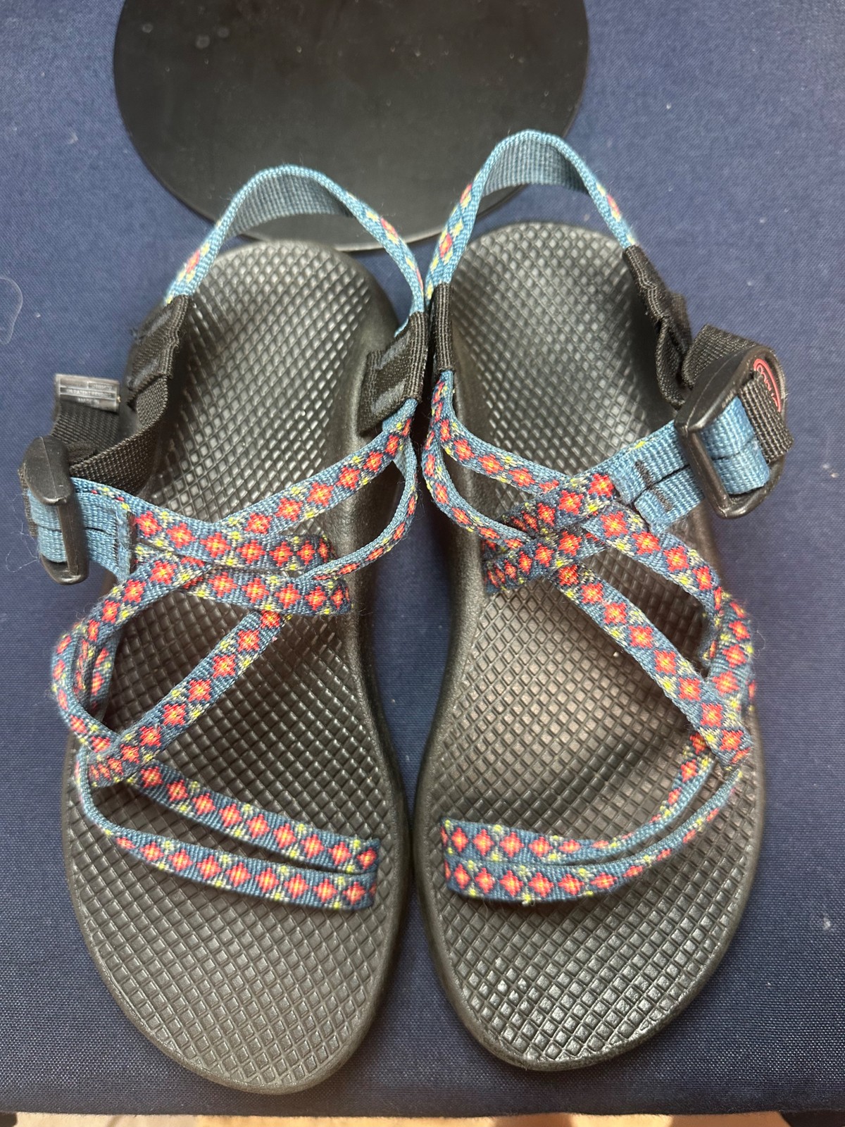 Chaco | Z Cloud X2 Sandals Black Blue Red | Size 7