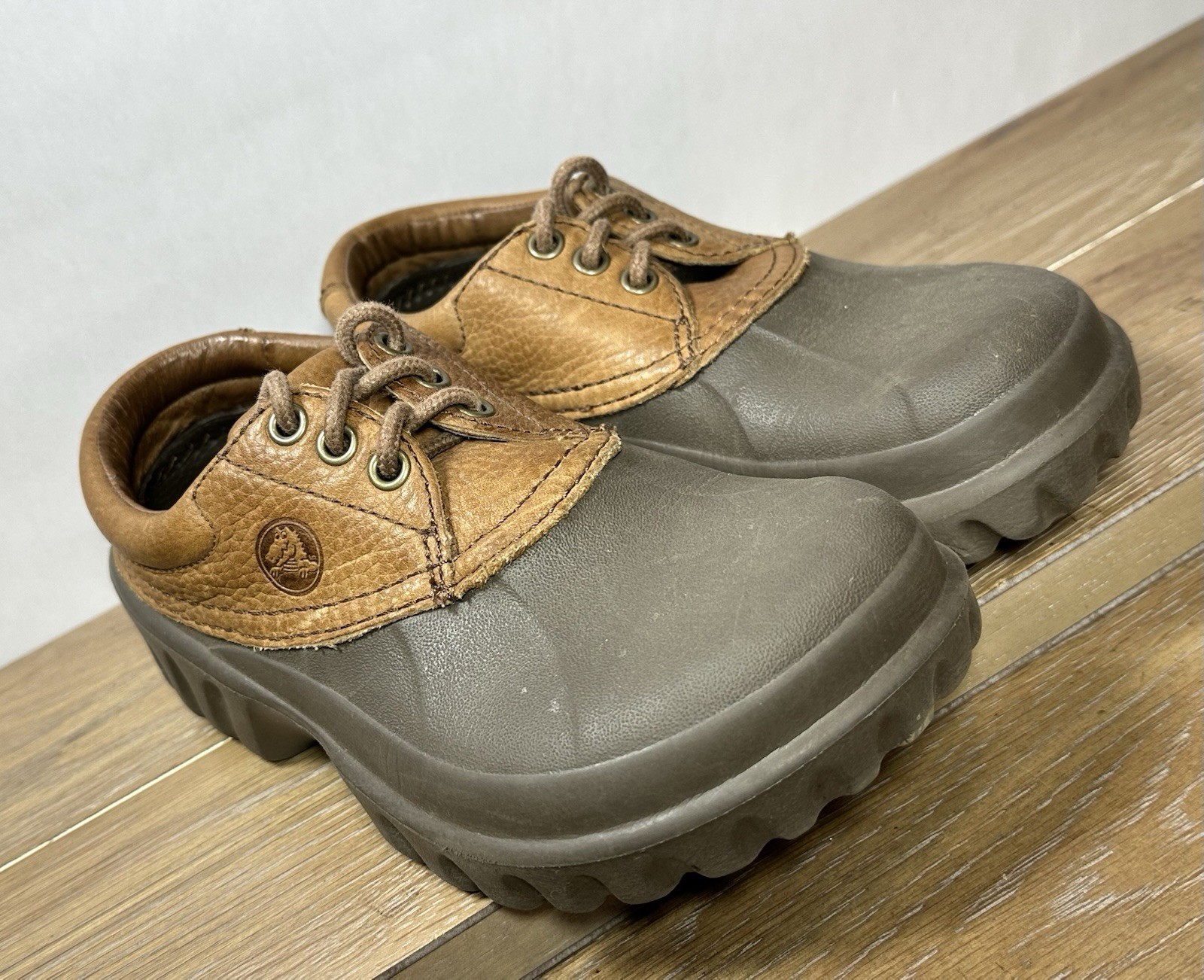 Crocs Axle Islander All Terrain Womens Size 6 Brown Casual Hiking Boat Shoes