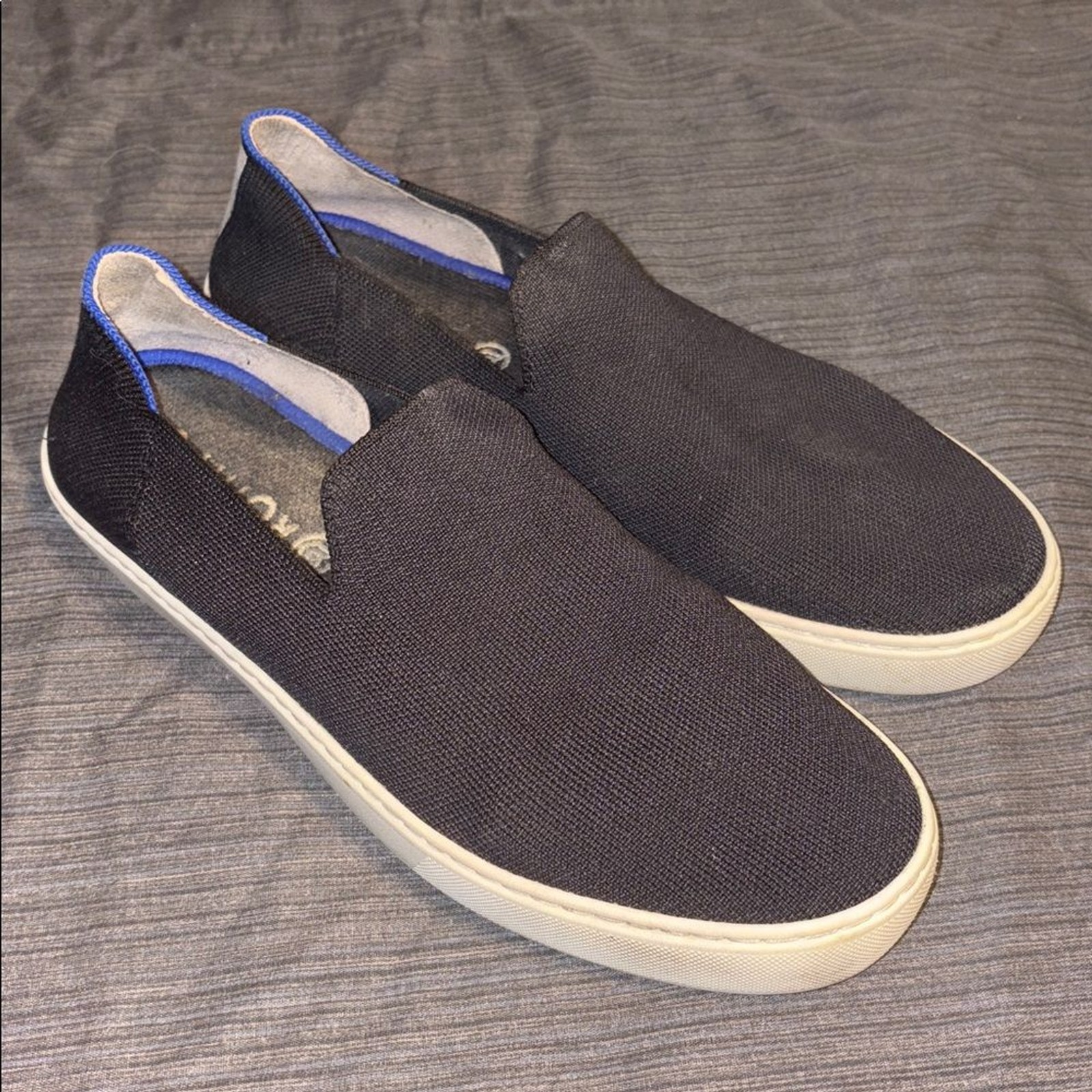 Rothy’s Original Slip On Sneaker Sneakers in Black Solid