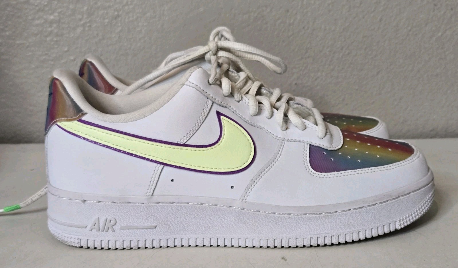 Nike Air Force 1 Low Top Easter Sneakers Shoes CWO367-100 Size 10 No Box