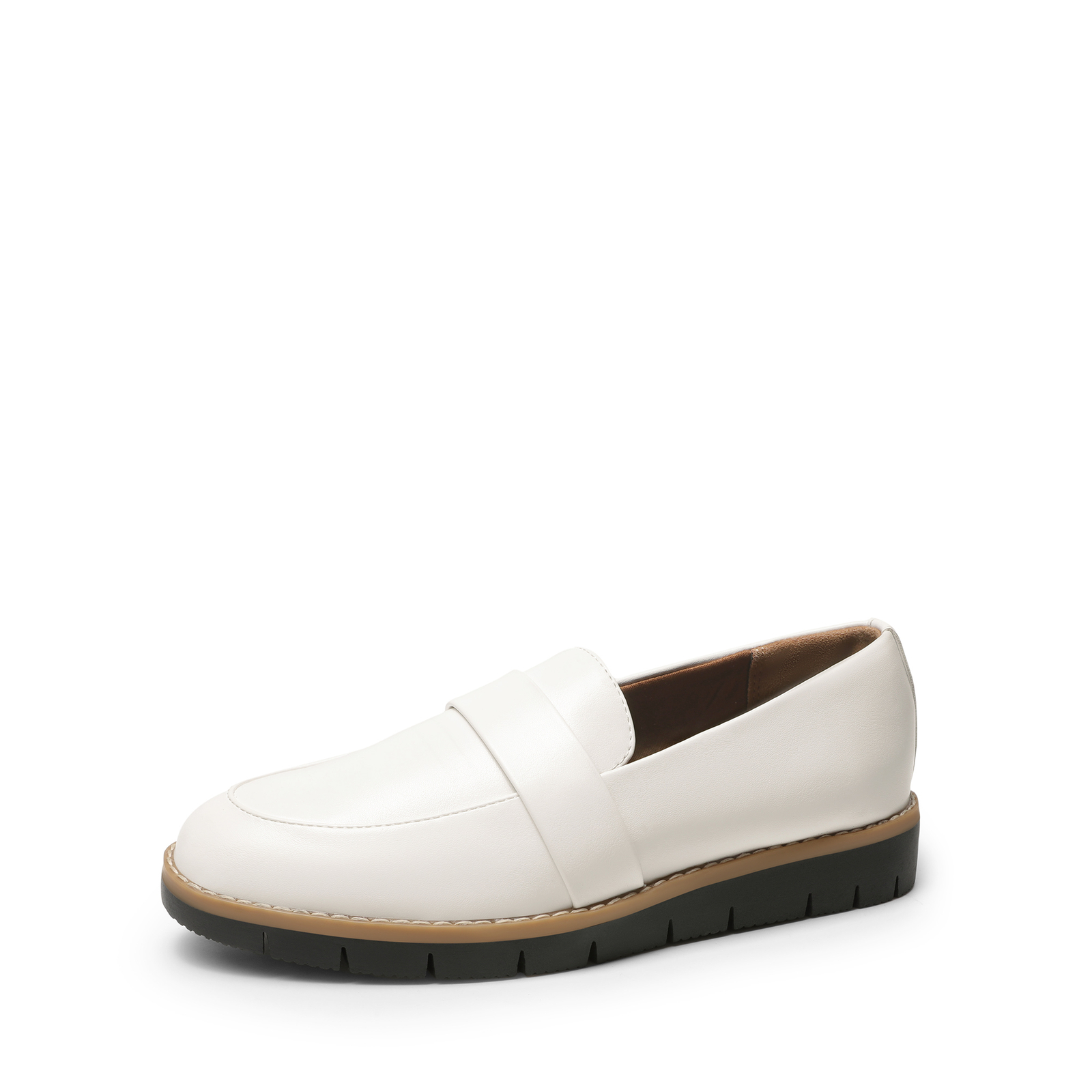 Womens Loafers Faux Leather Casual Shoes Slip On Daily Wear Work Office Loafers