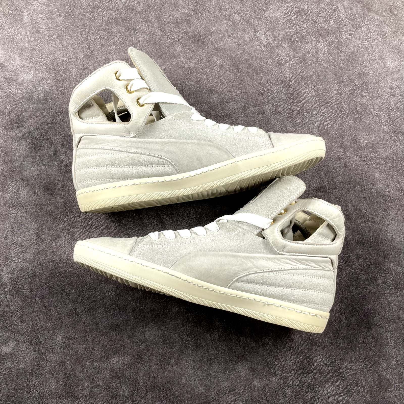 Alexander McQueen Puma High-Top Suede Women’s Sneakers White Ivory 37 in Romania