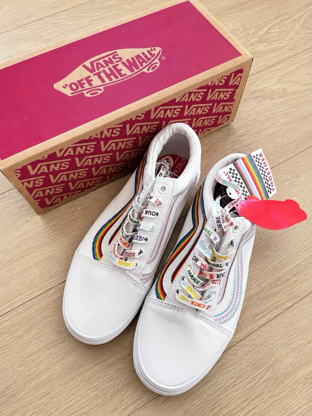 Vans Old Skool Pride Together As Ours Rainbow NIB Women’s 8