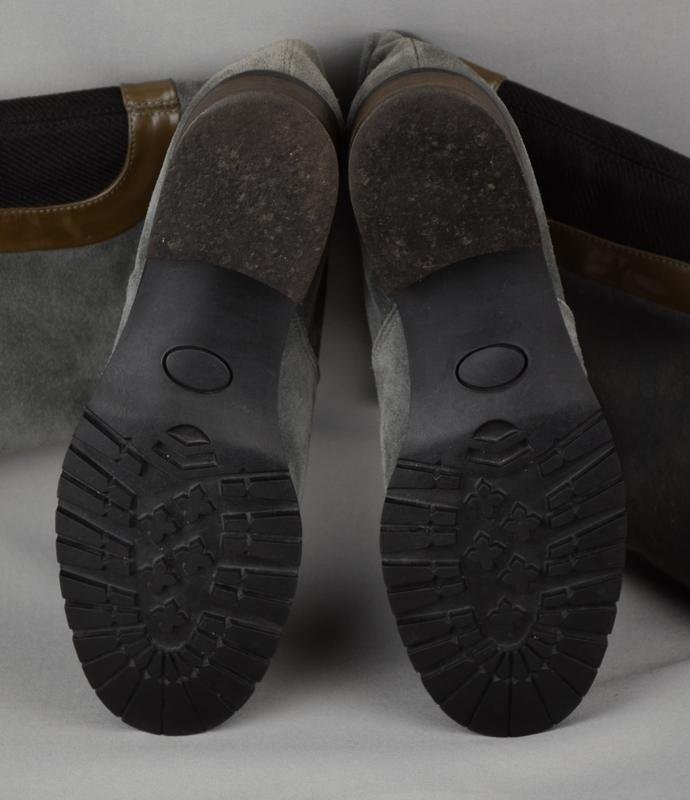 Women Studio Pollini Boots Grey Suede 38