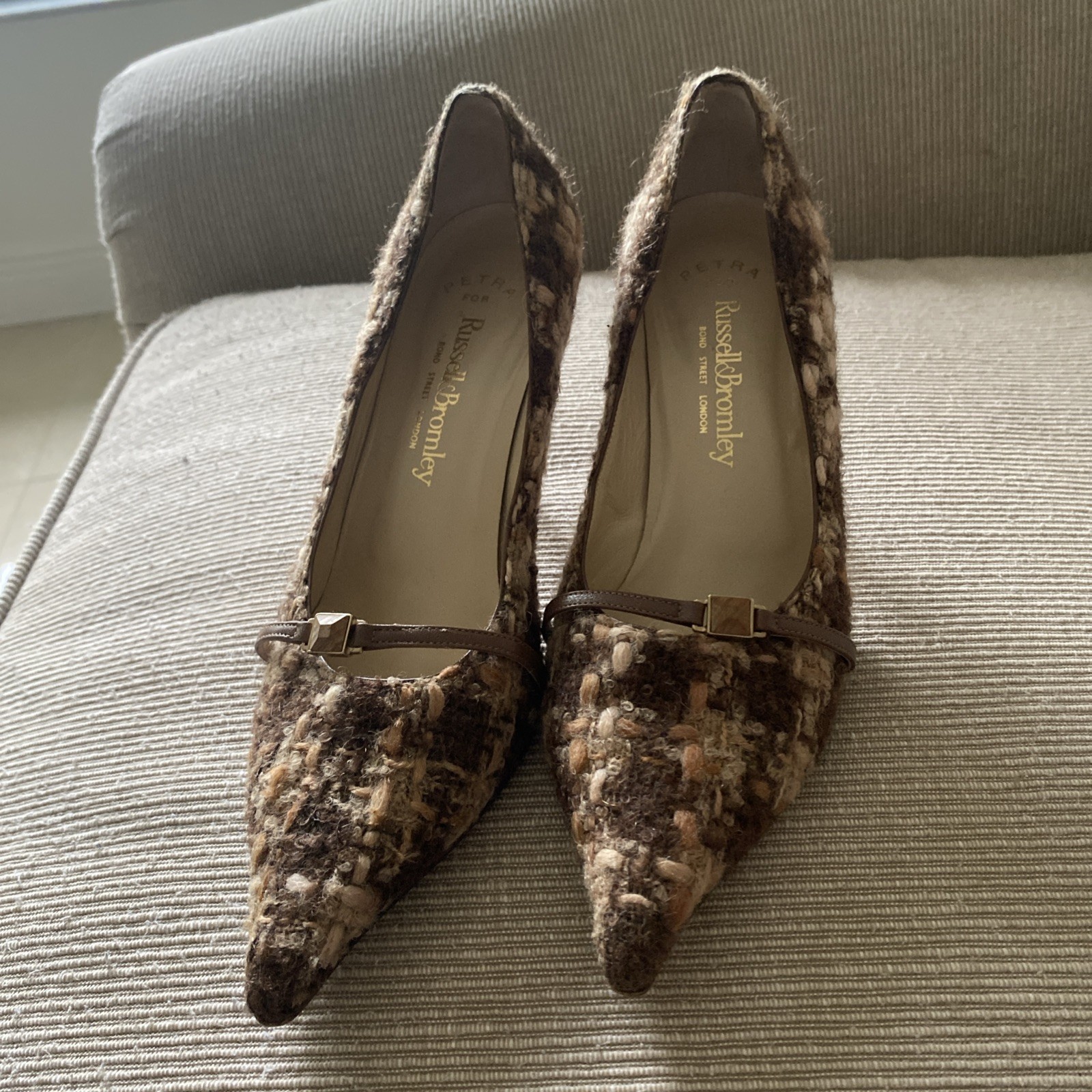 Russell Bromley Petra High Heels Women Shoes Rare And Elegant Made In Italy