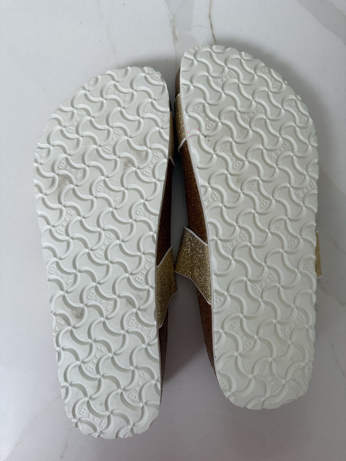 Birkenstock Birkis Gold Cork Sandals New 11 42 R