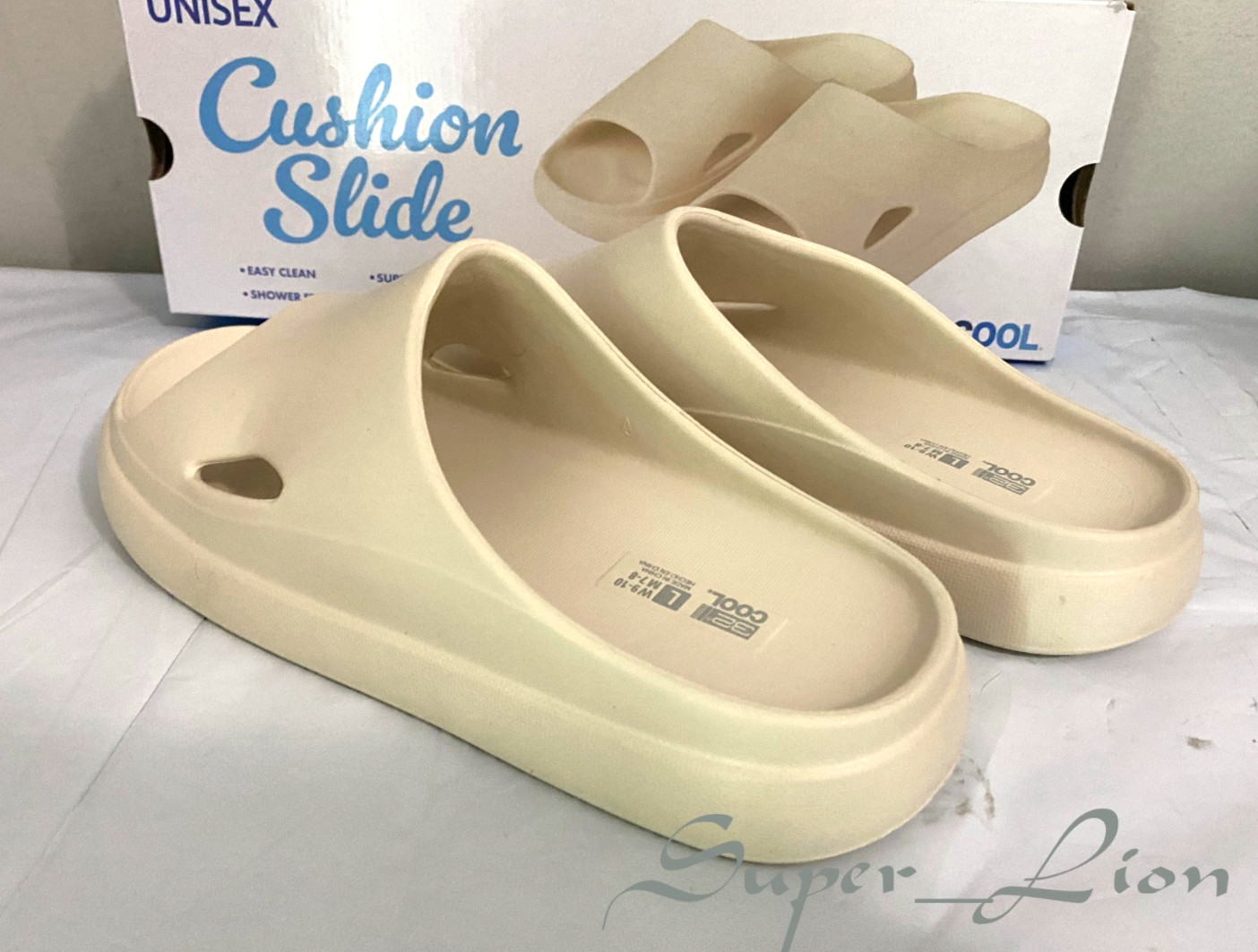 NEW 32 Degrees Cool Unisex Cushion Slide Sandals – PICK SIZE – TAN