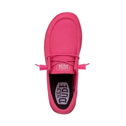 New Hey Dude Wendy Funk Mono Electric Pink Women’s (Choose Size)