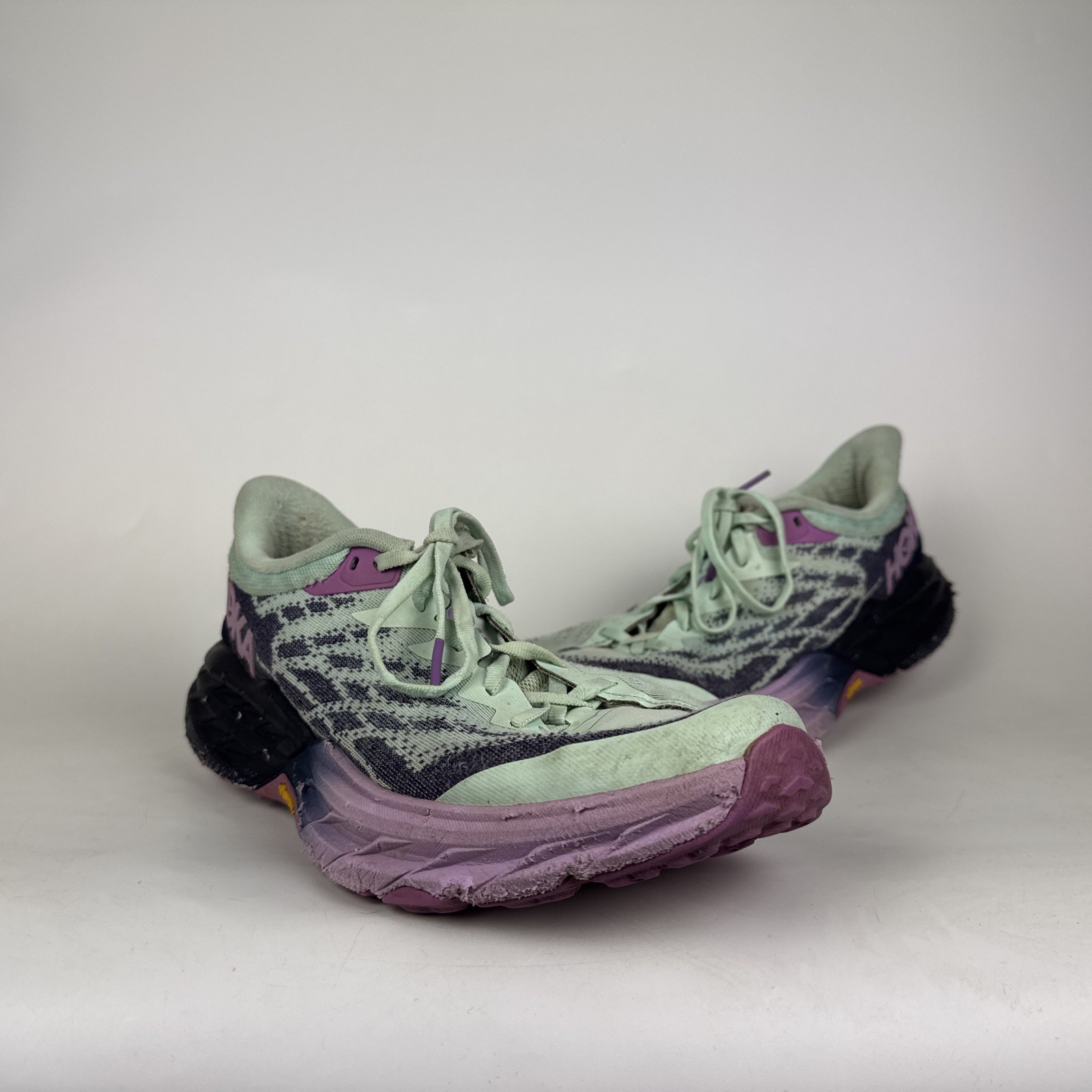 Hoka Speedgoat 5 Sunken Blue/Evening Primrose Womens US Size 11B