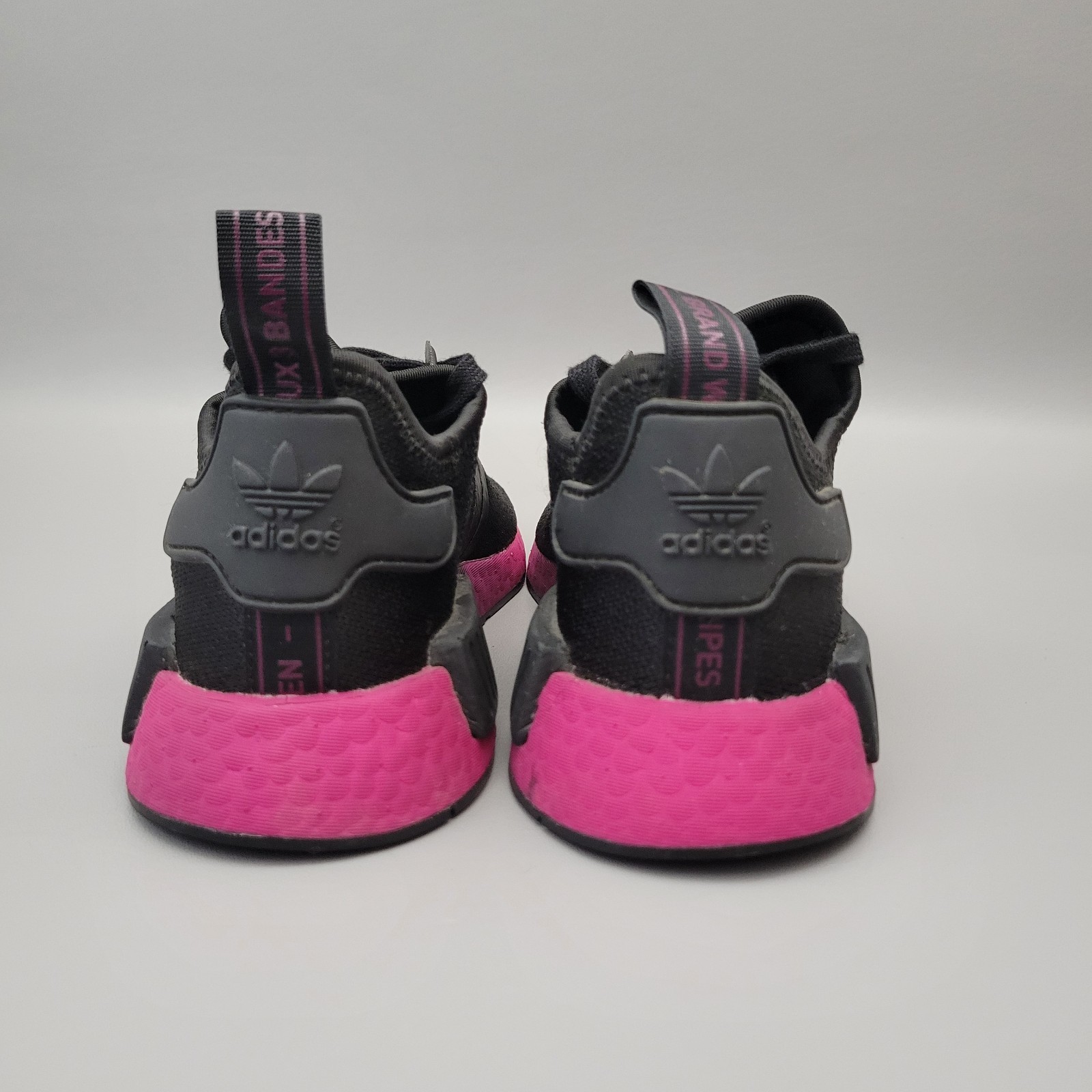 Adidas NMD_R1 Black Power Berry Running Gym Sneakers Womens Size 6.5