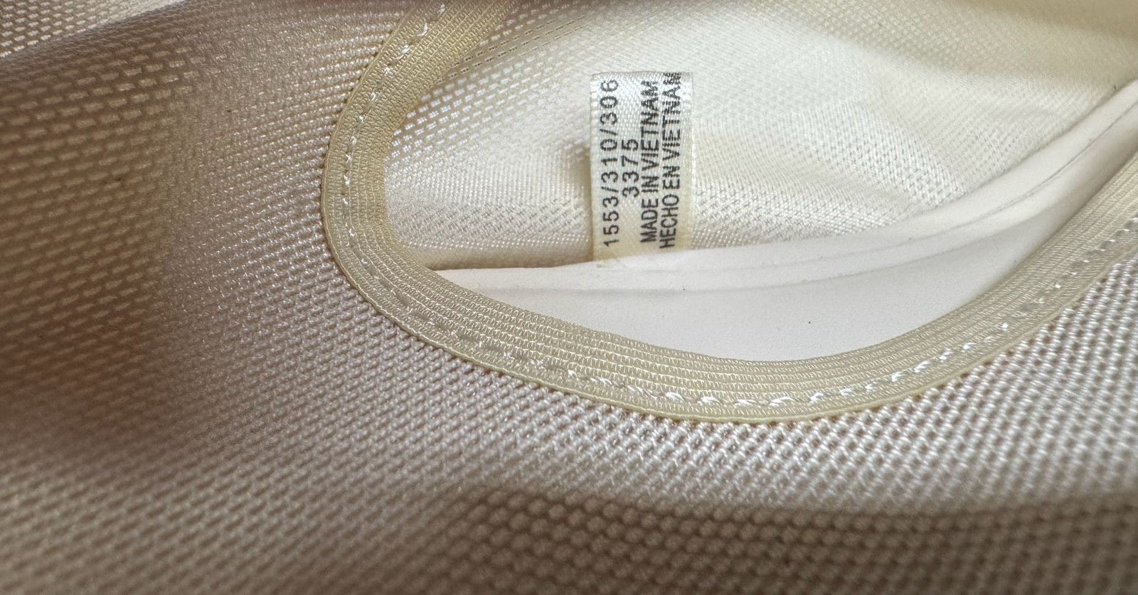Zara Mesh Knit Ballet Flats in Beige