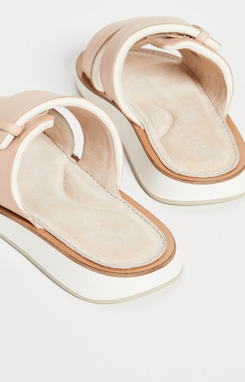 rag & bone Women’s 6 (EU 36) Parker Leather Slide in Stone Beige – $250